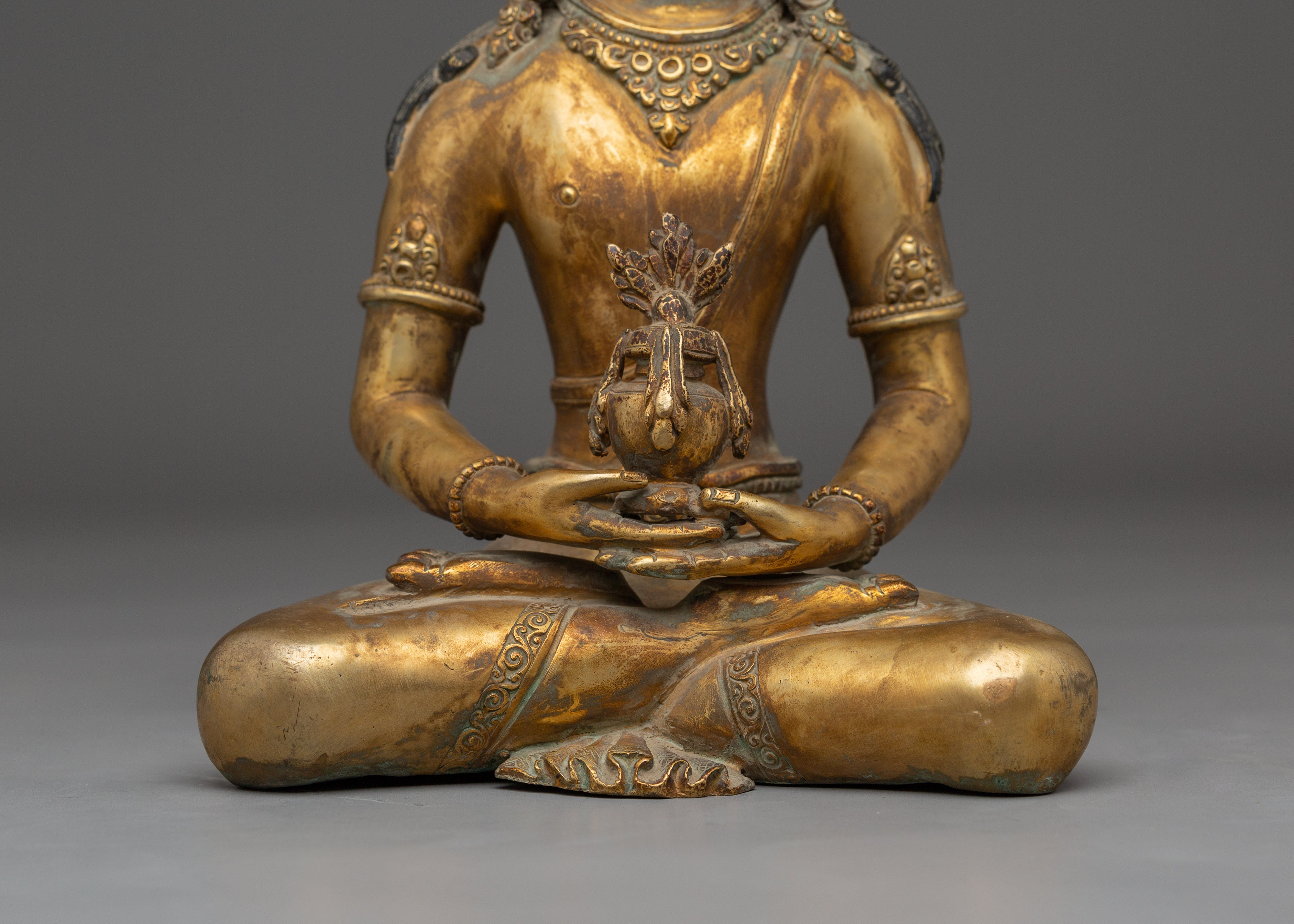 Amitayus Buddha Sculpture | Symbol of Longevity and Prosperity