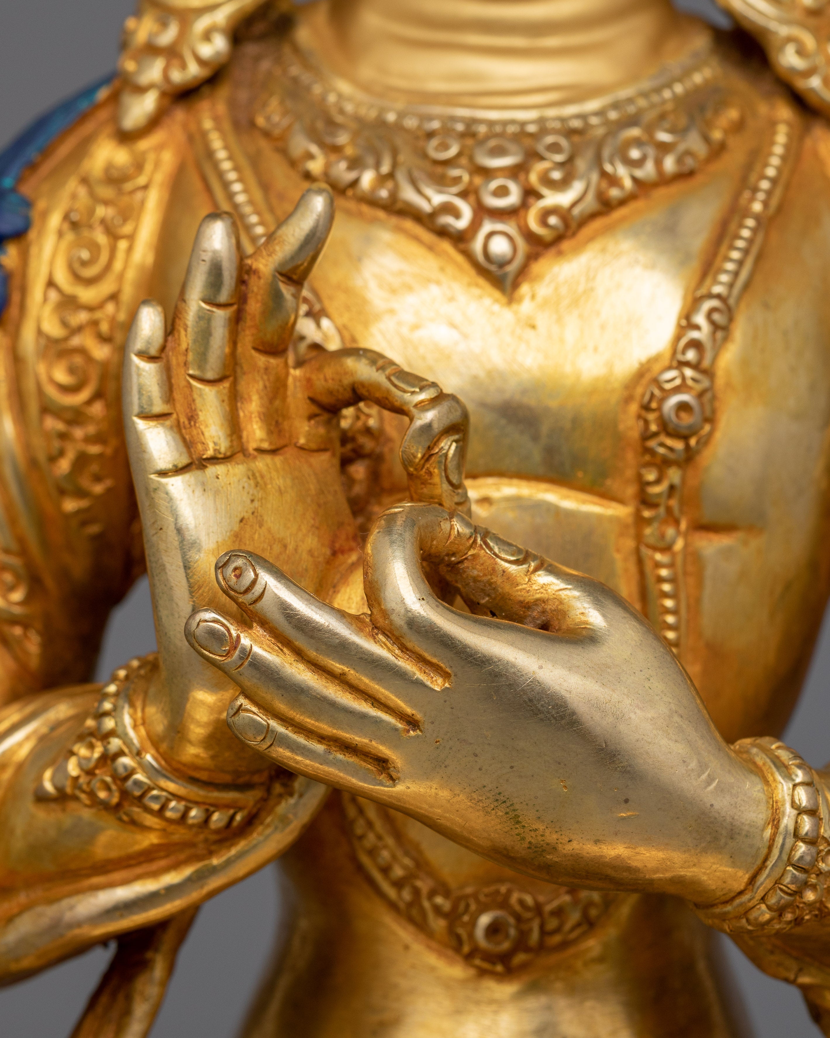 Sacred Bodhisattva of Wisdom Manjughosa Statue | Embodiment of Knowledge