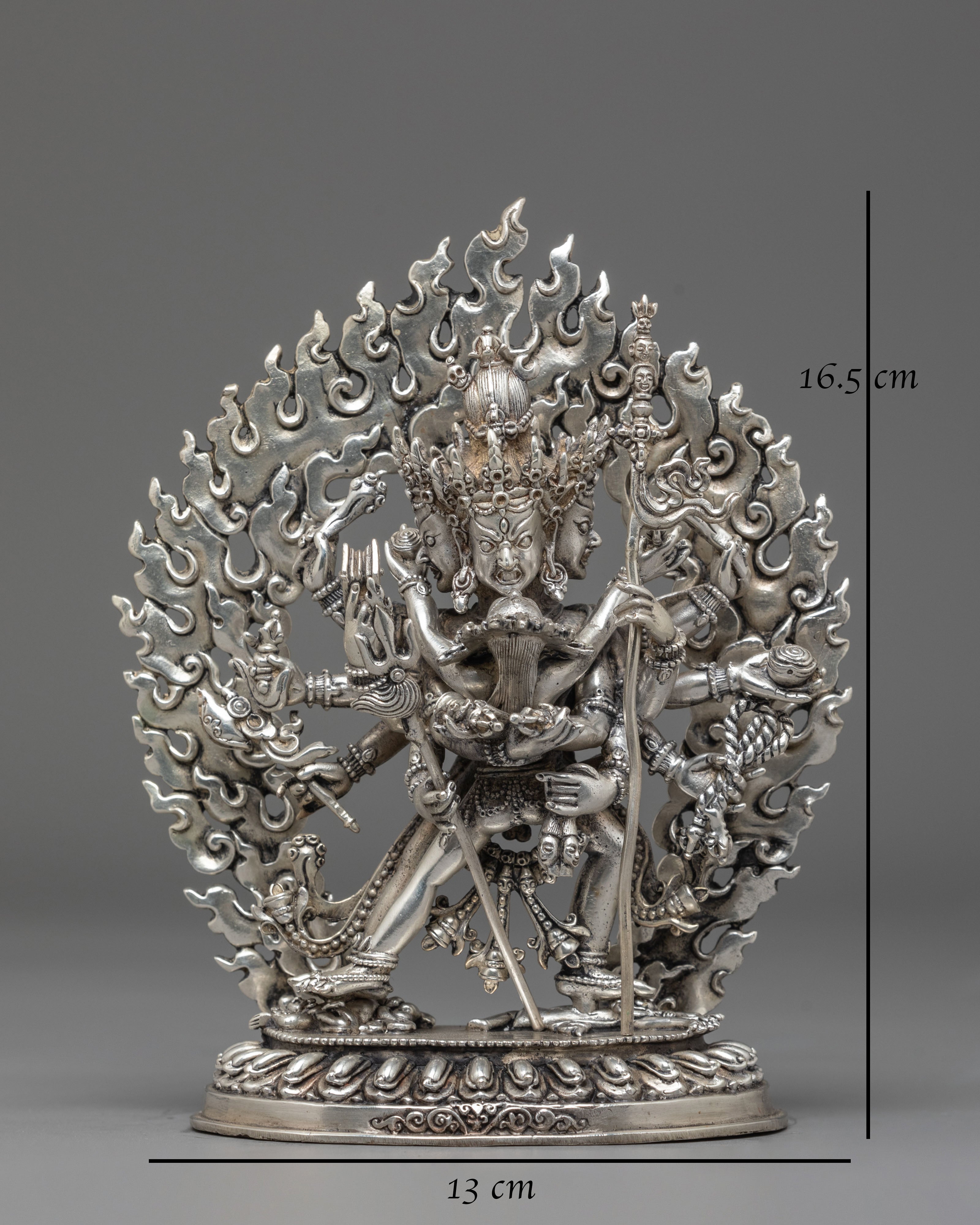 Buddhist Chakrasambhara Statue | Vajrayana Enlightened Deity