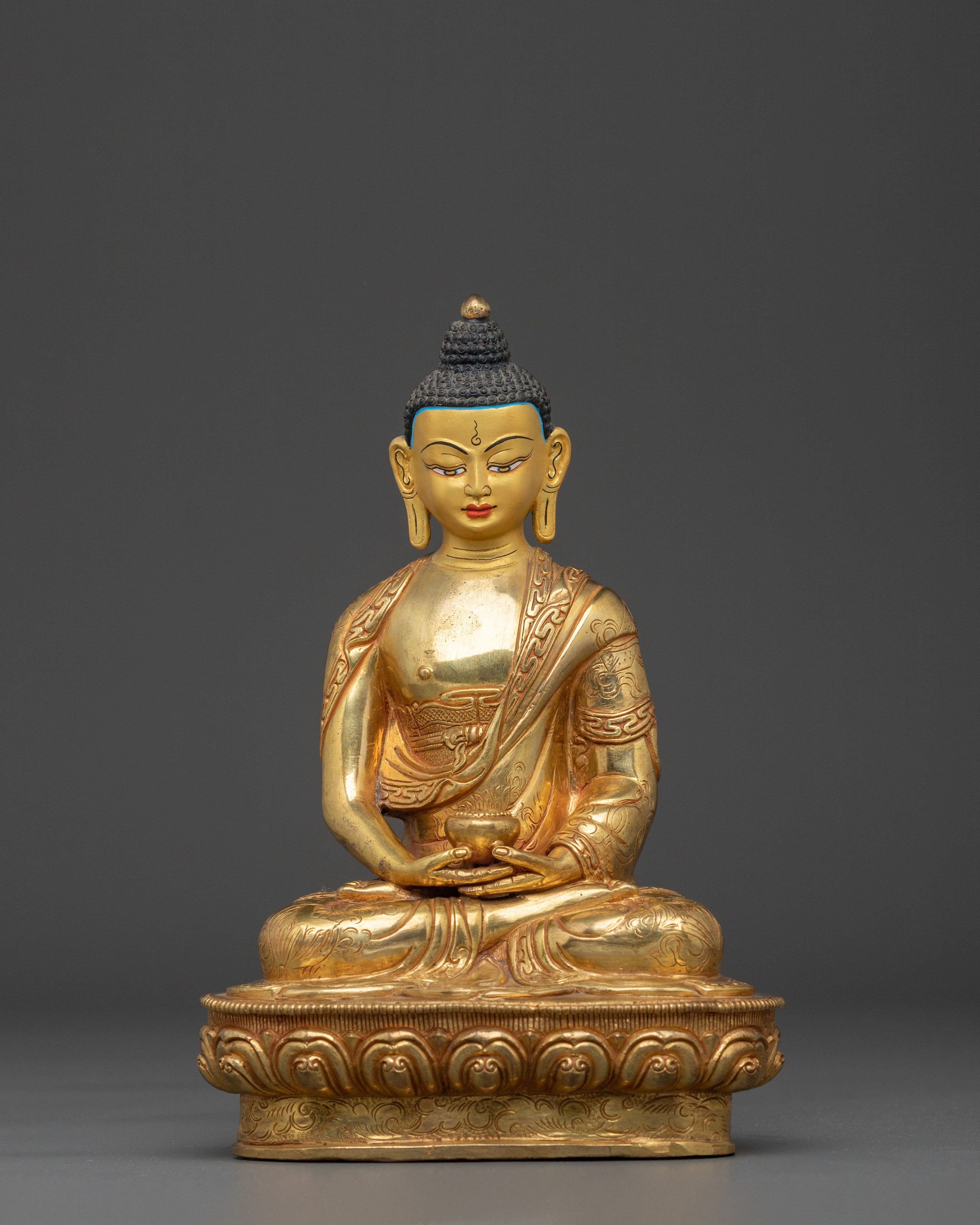 Handcrafted Three Buddha Statue Set | Spiritual Altar Decor