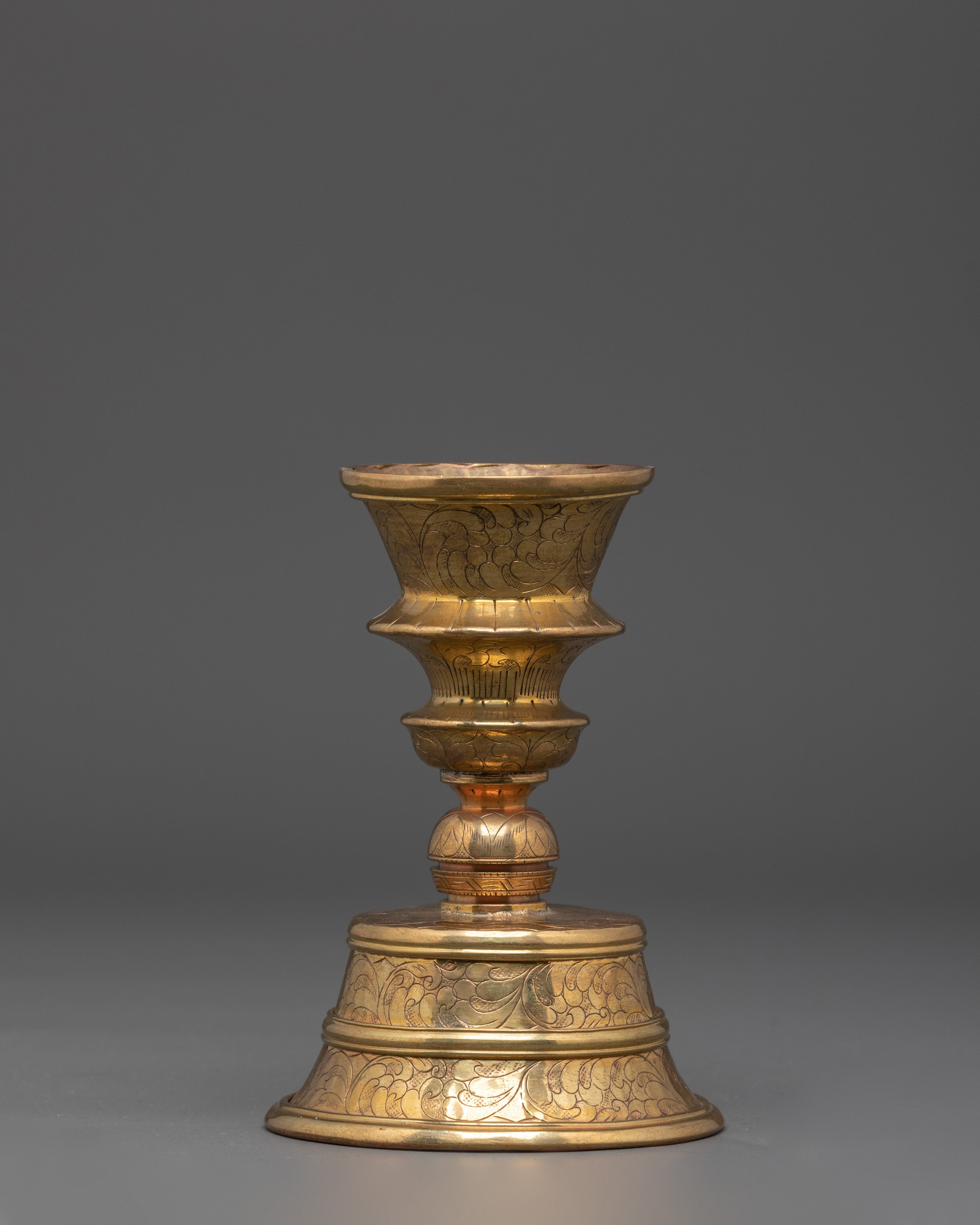 Tibetan Shrine Butter Lamp for Buddhist Rituals