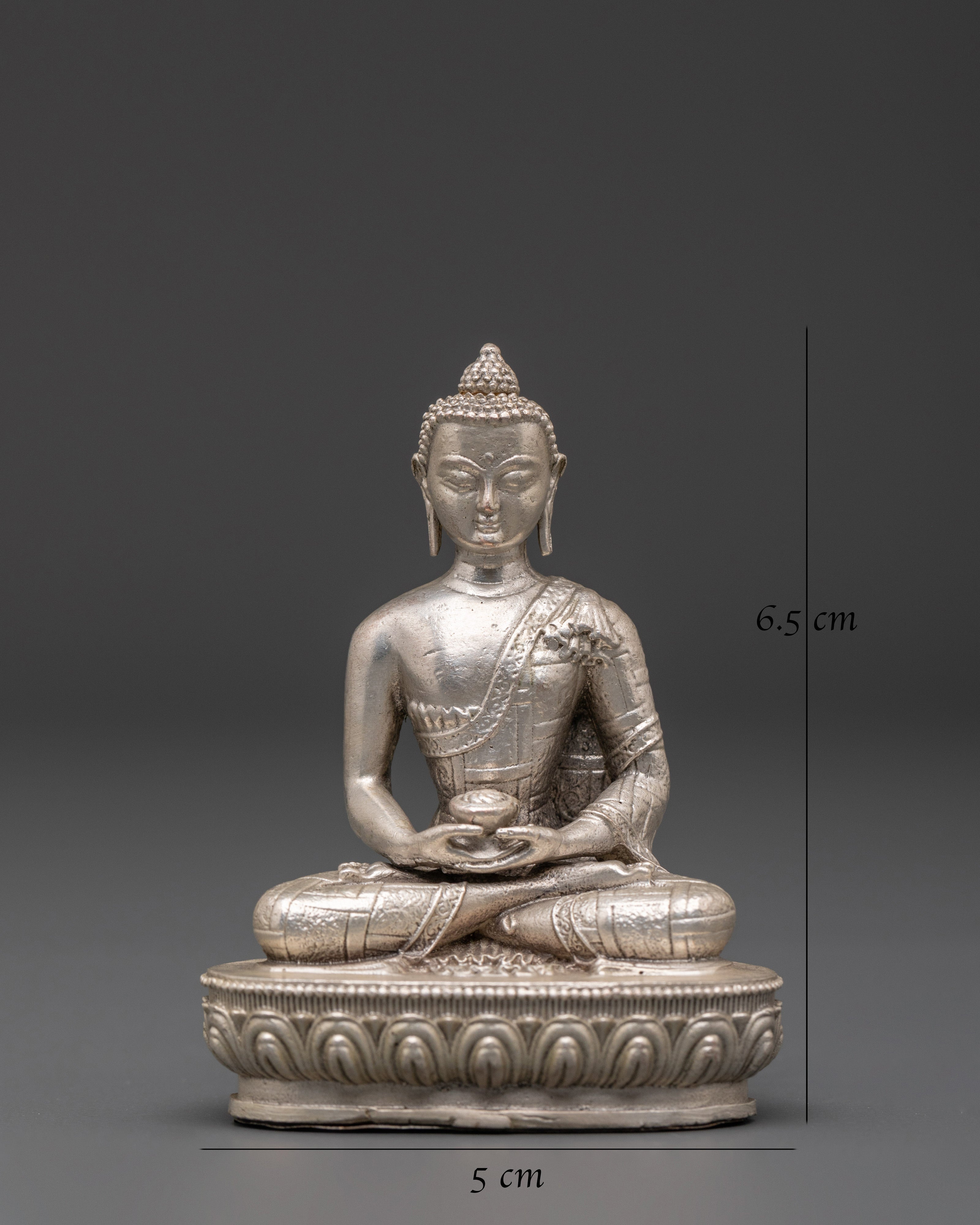 Sacred Buddhist Amitabha Sculpture | Meditation Buddha Statue for Spiritual Peace