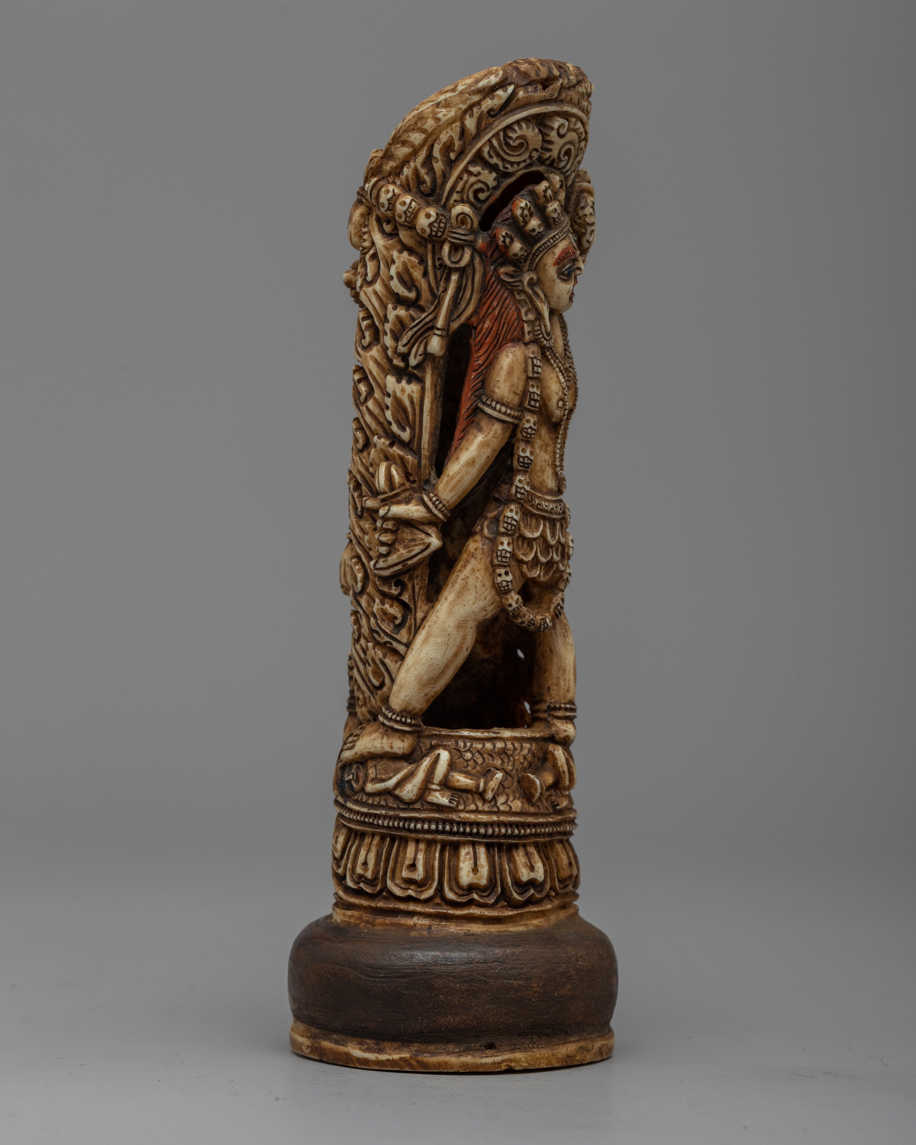 Vajrayogini Bone Stamp | Sacred Tool for Spiritual Seal and Blessings