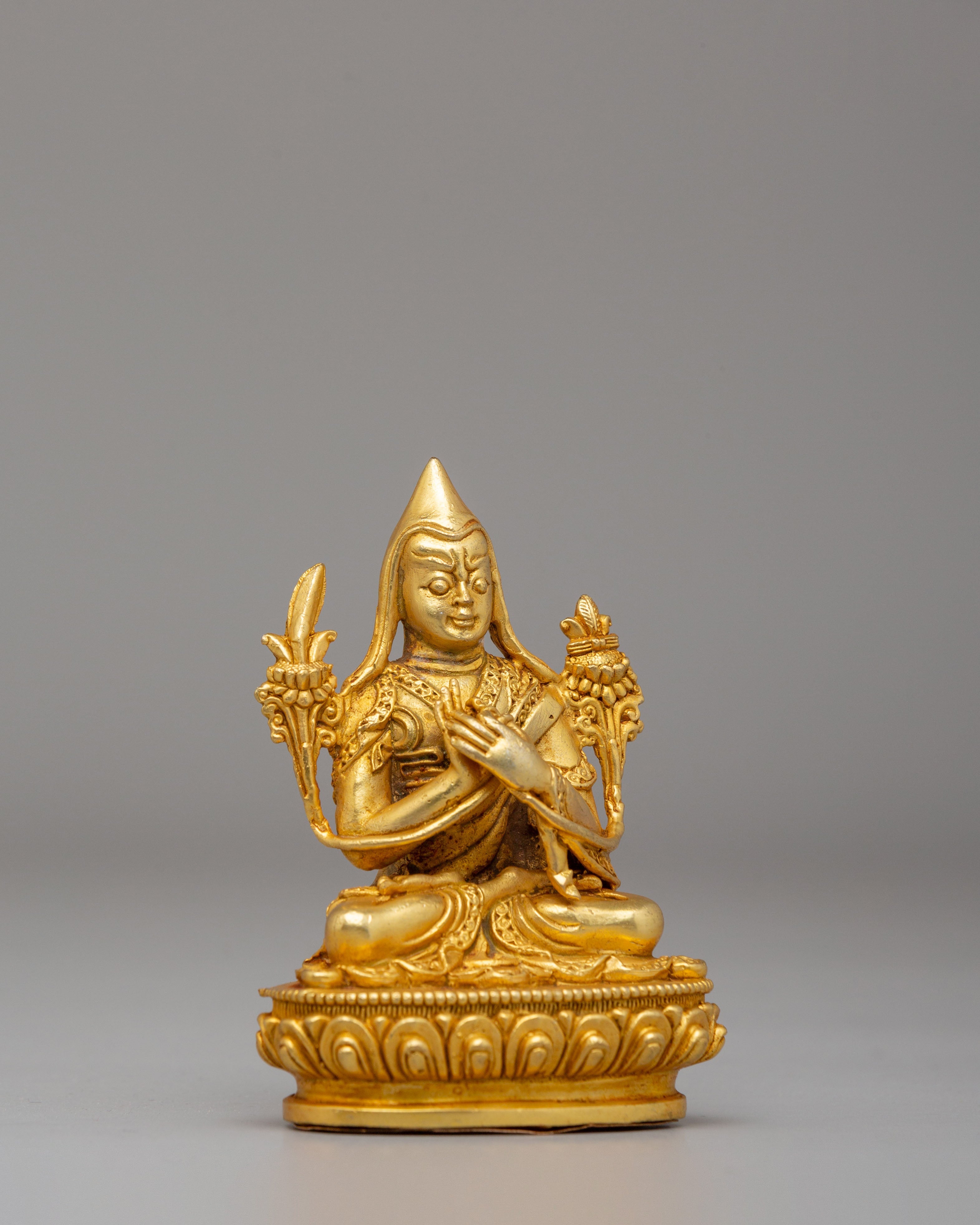 Tibetan Altar Tsongkhapa Statue | Sacred Buddhist Decor