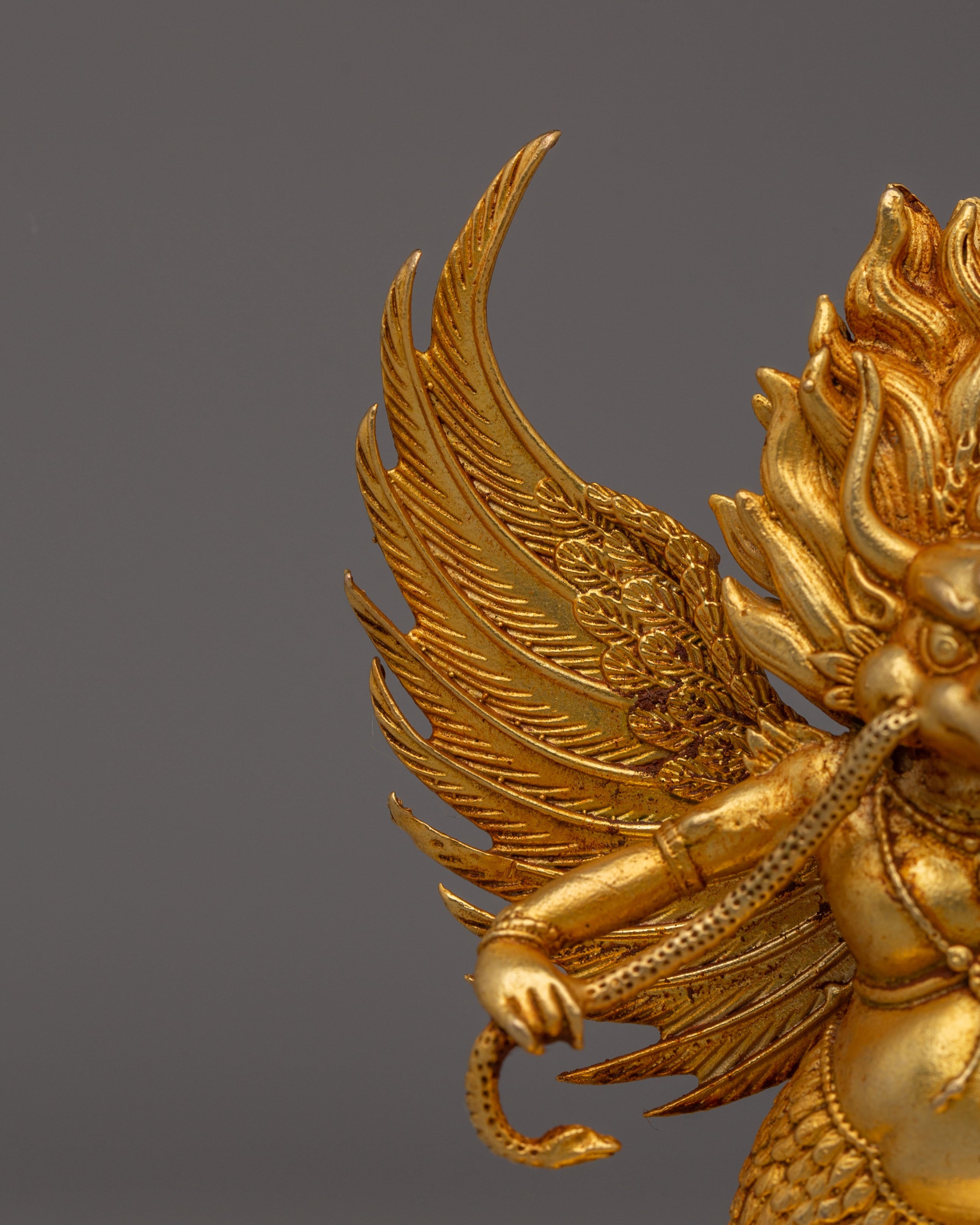 Garuda Handcrafted Buddhist Statue | The Supreme Protector Deity