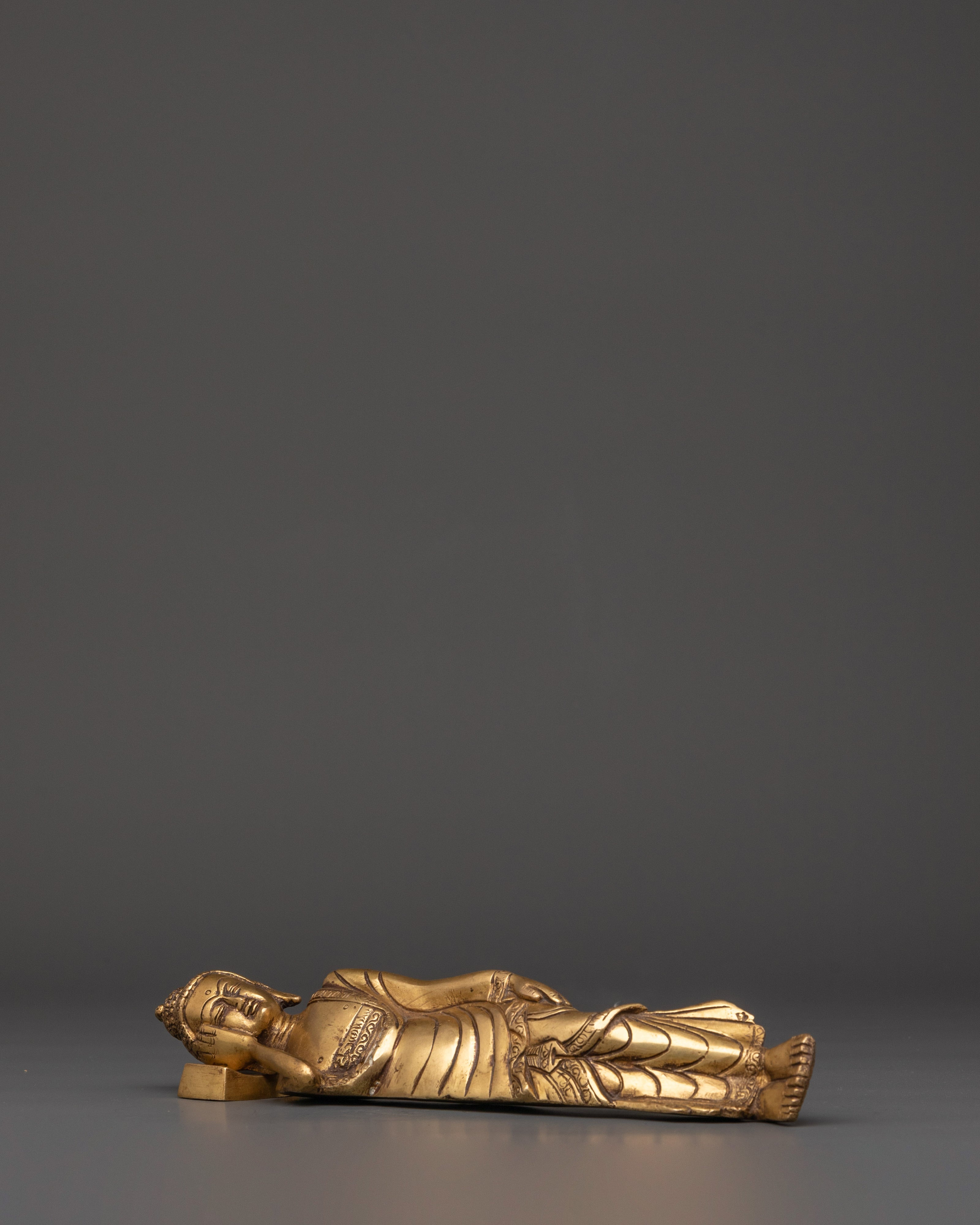 Handmade Sleeping Buddha | Spiritual Decor