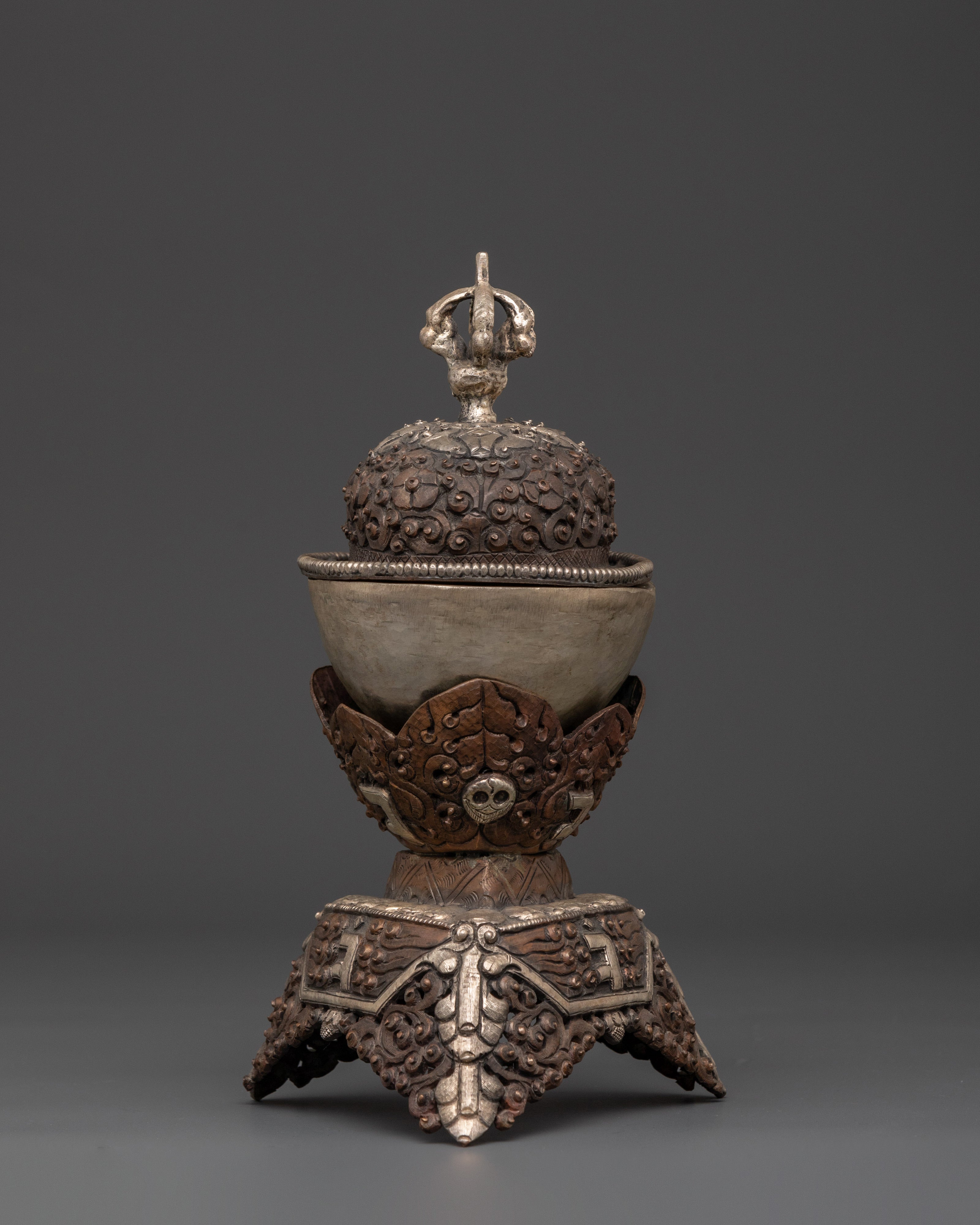 Buddhist Ritual Chalice Set | Sacred Offering Vessels