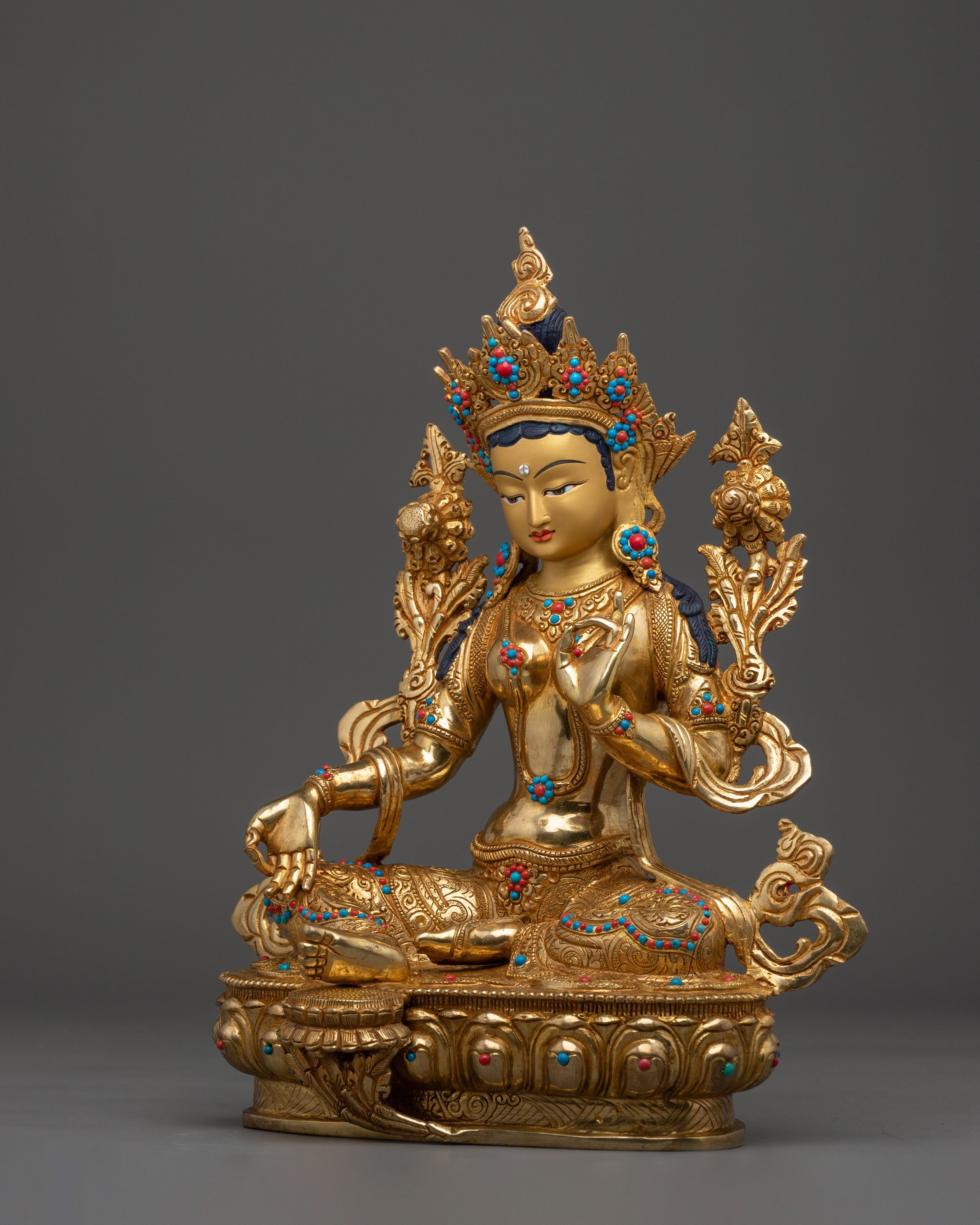 Sacred Feminine Artwork of Green Tara | Bodhisattva of Compassion