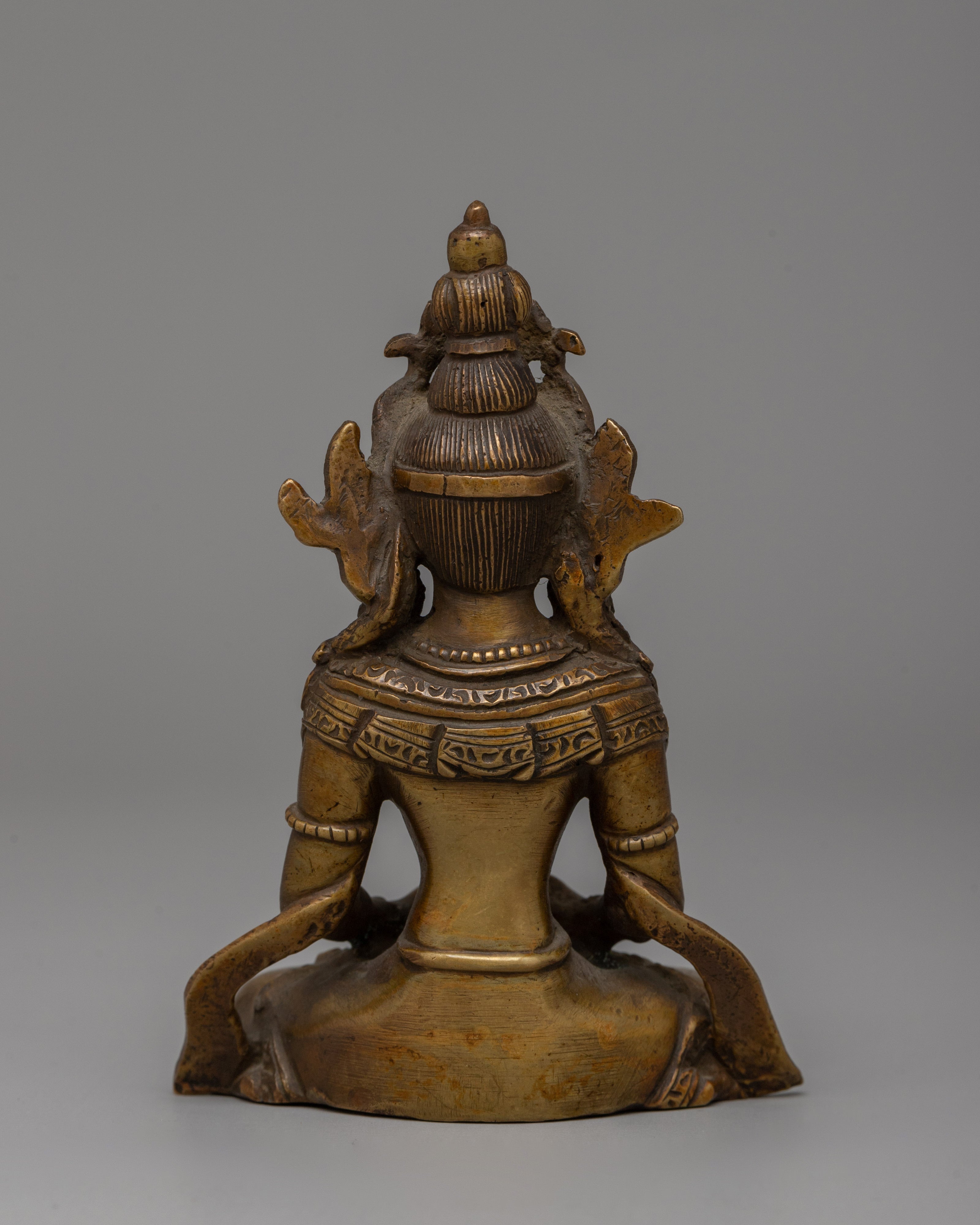 Handcrafted Deity of Long life Amitayus Statue | A Symbol of Enlightenment