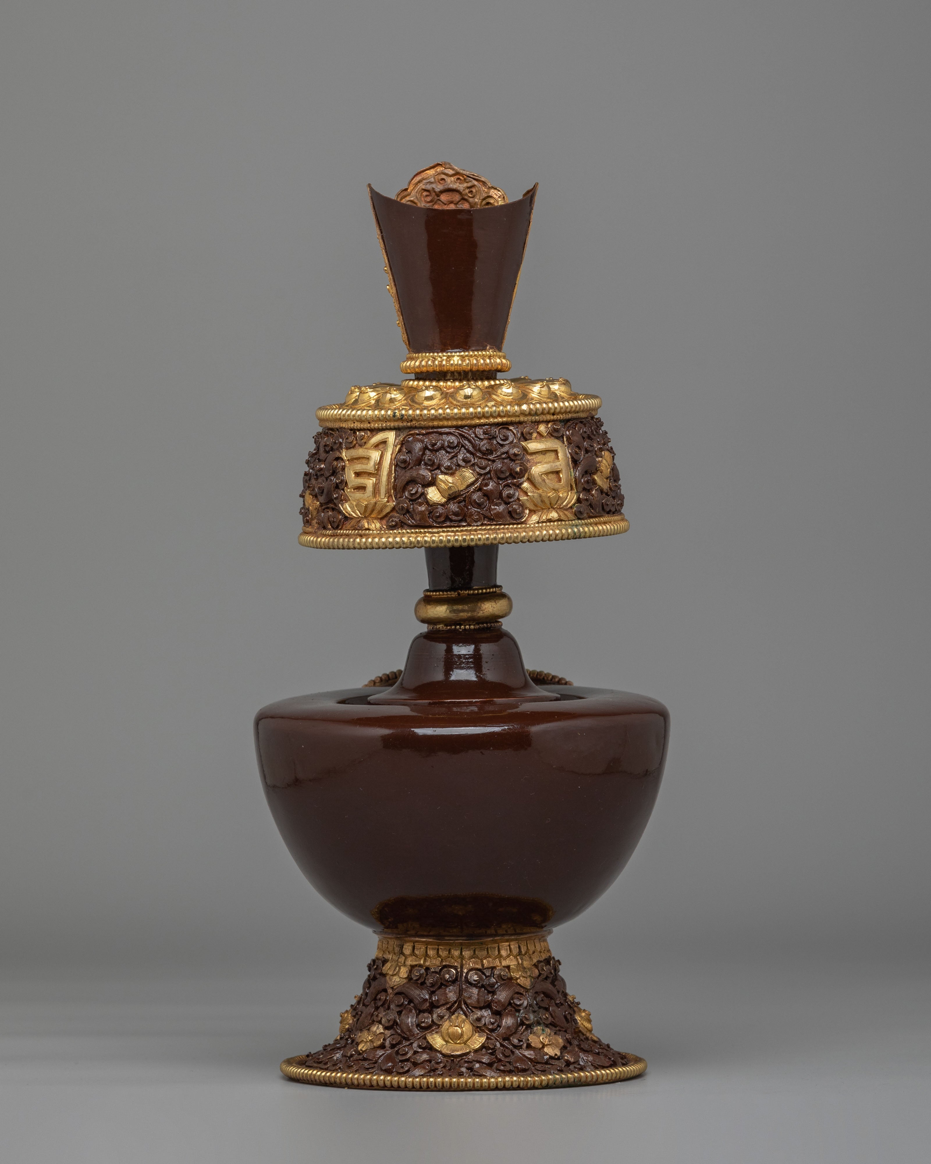 Tibetan Altar Bhumba Set | Copper Body Bhumba Set