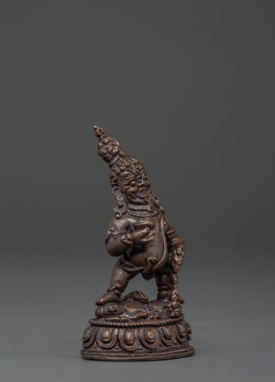 Statue of Black Dzambhala | Tibetan Wealth Deity