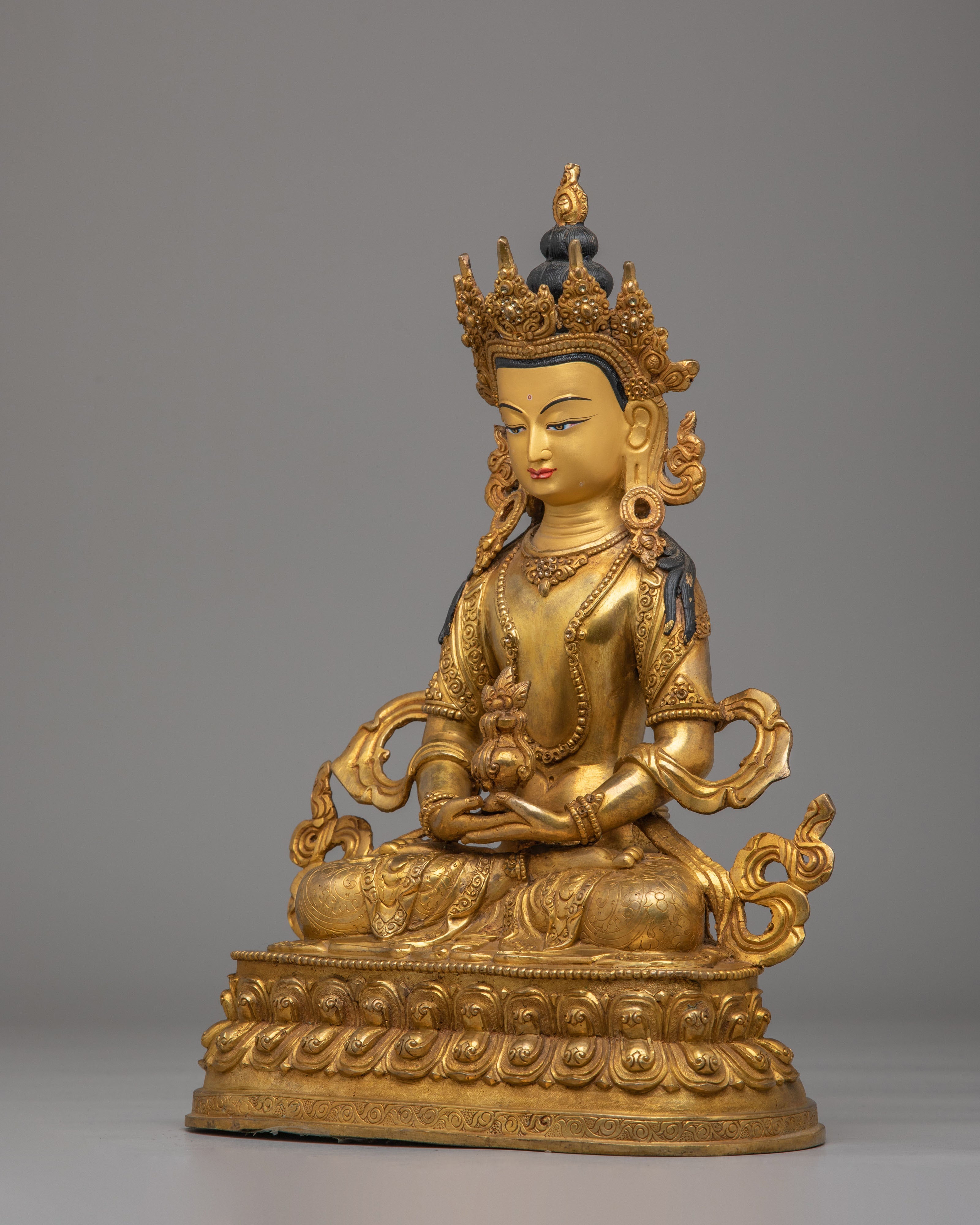 Handmade Amitayus Buddha Statue | Symbol of Longevity and Spiritual Wisdom