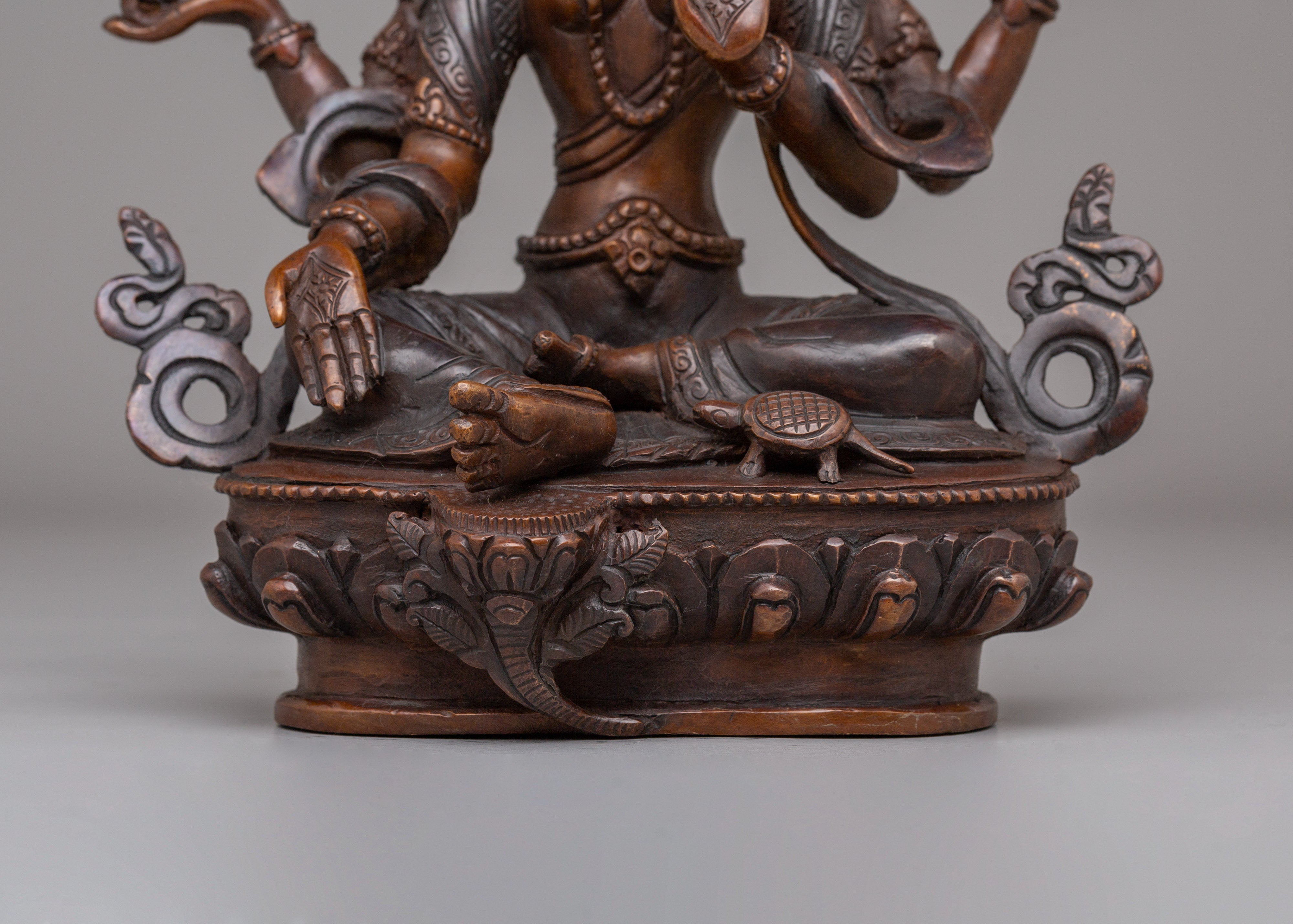 Scared Laxmi Handcrafted Statue | Hindu Deity Figurine
