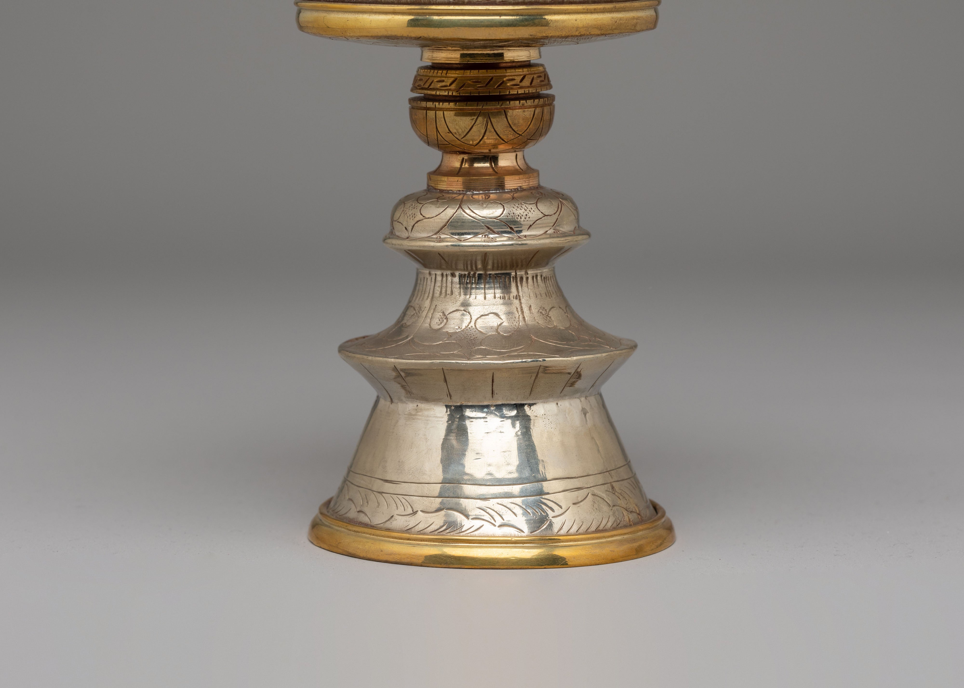 Sacred Tibetan Butter Lamp | Ritual Light Offering Vessel