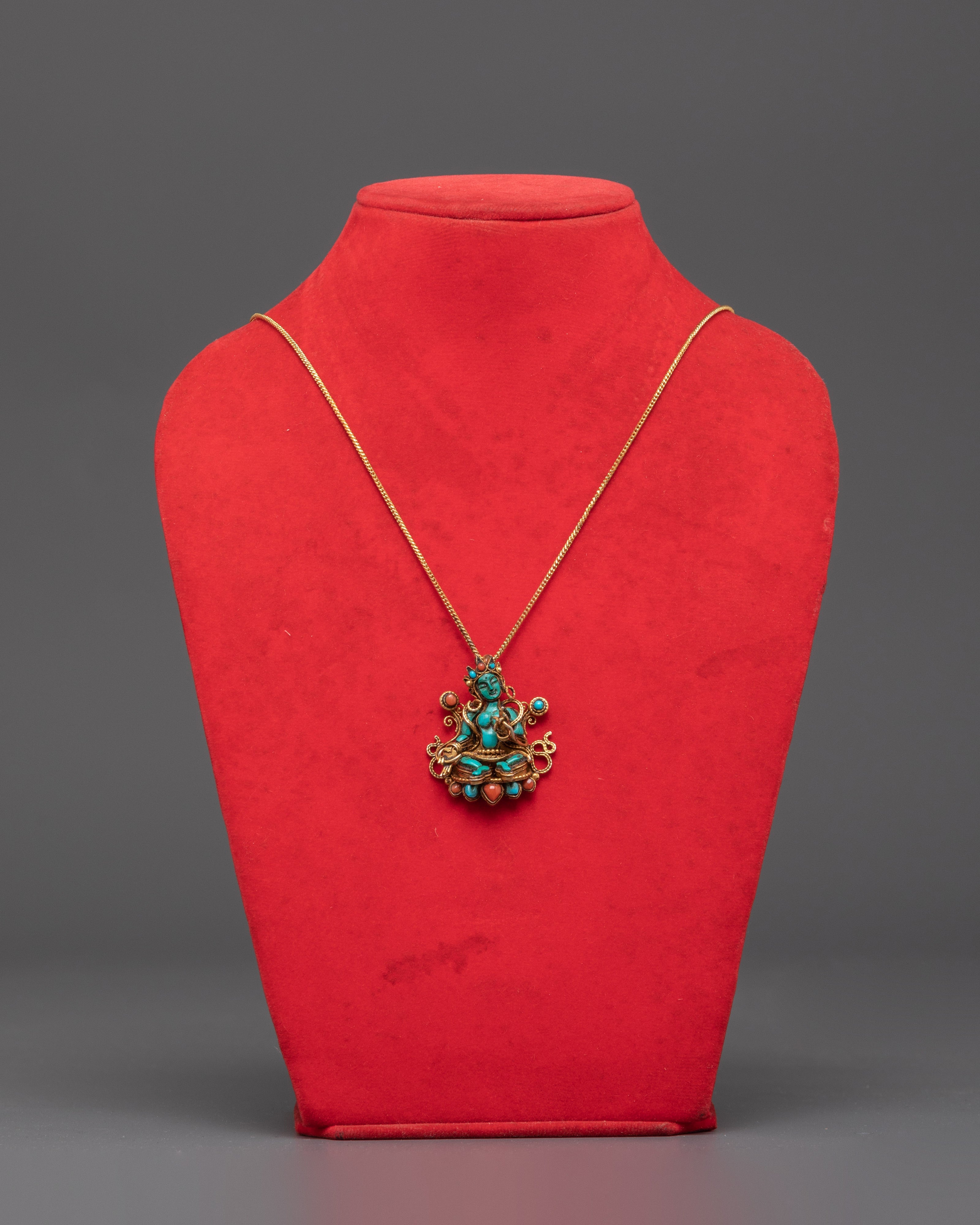 green-tara-locket-pendant