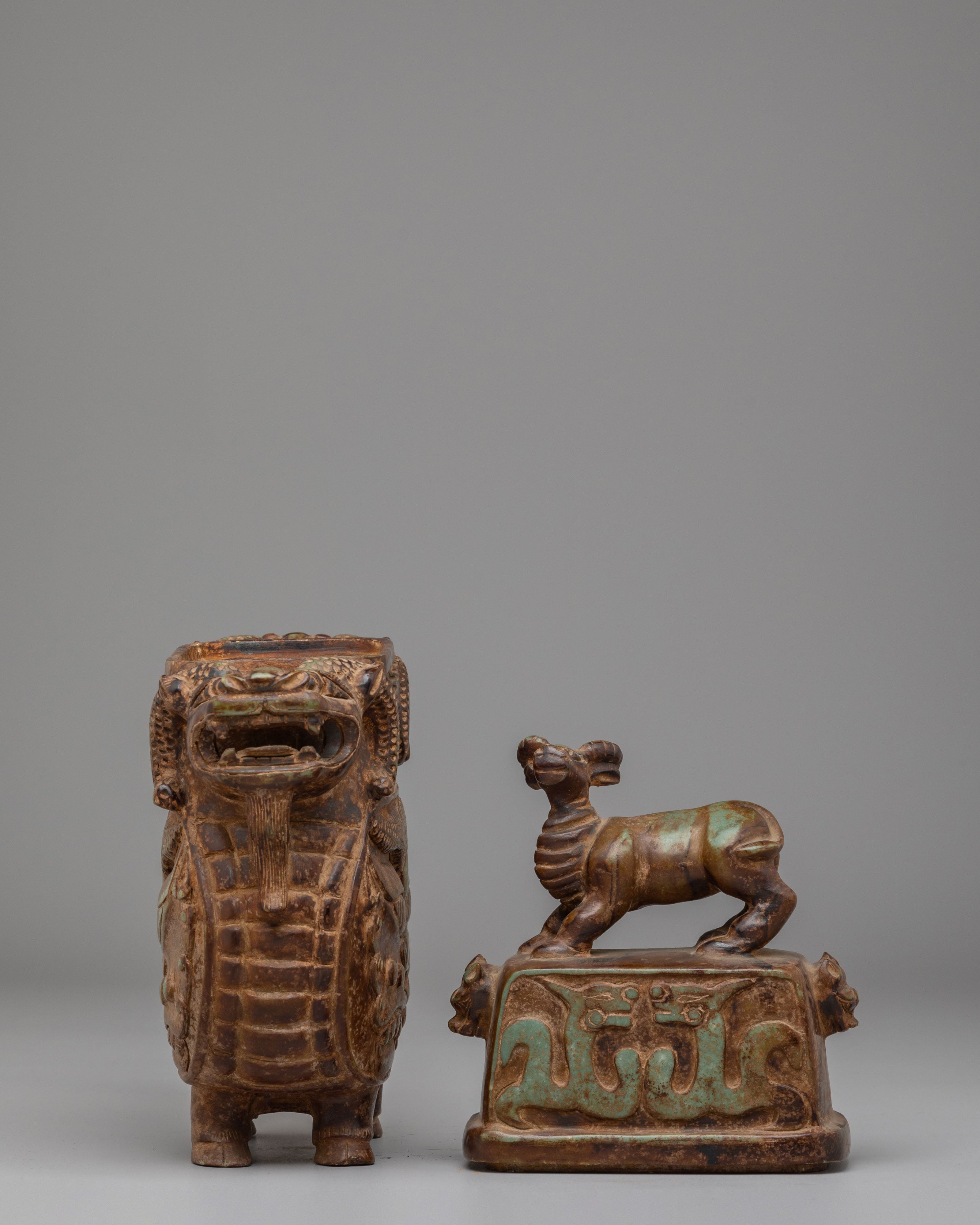 Decorative Jewellery Box | Traditional Himalayan Stone Carving