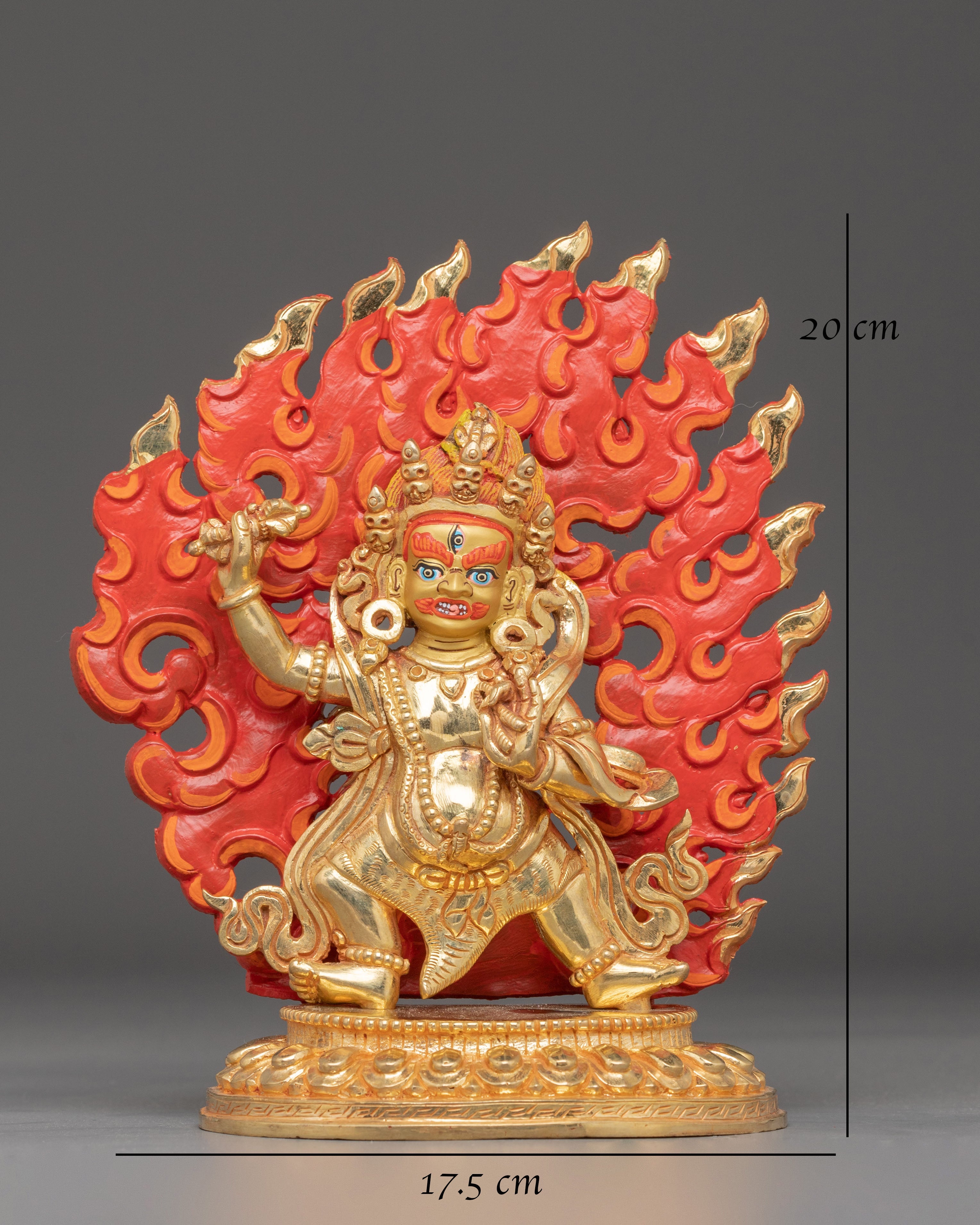 Wrathful Bodhisattva Vajrapani Statue | Powerful Buddha for Protection and Strength