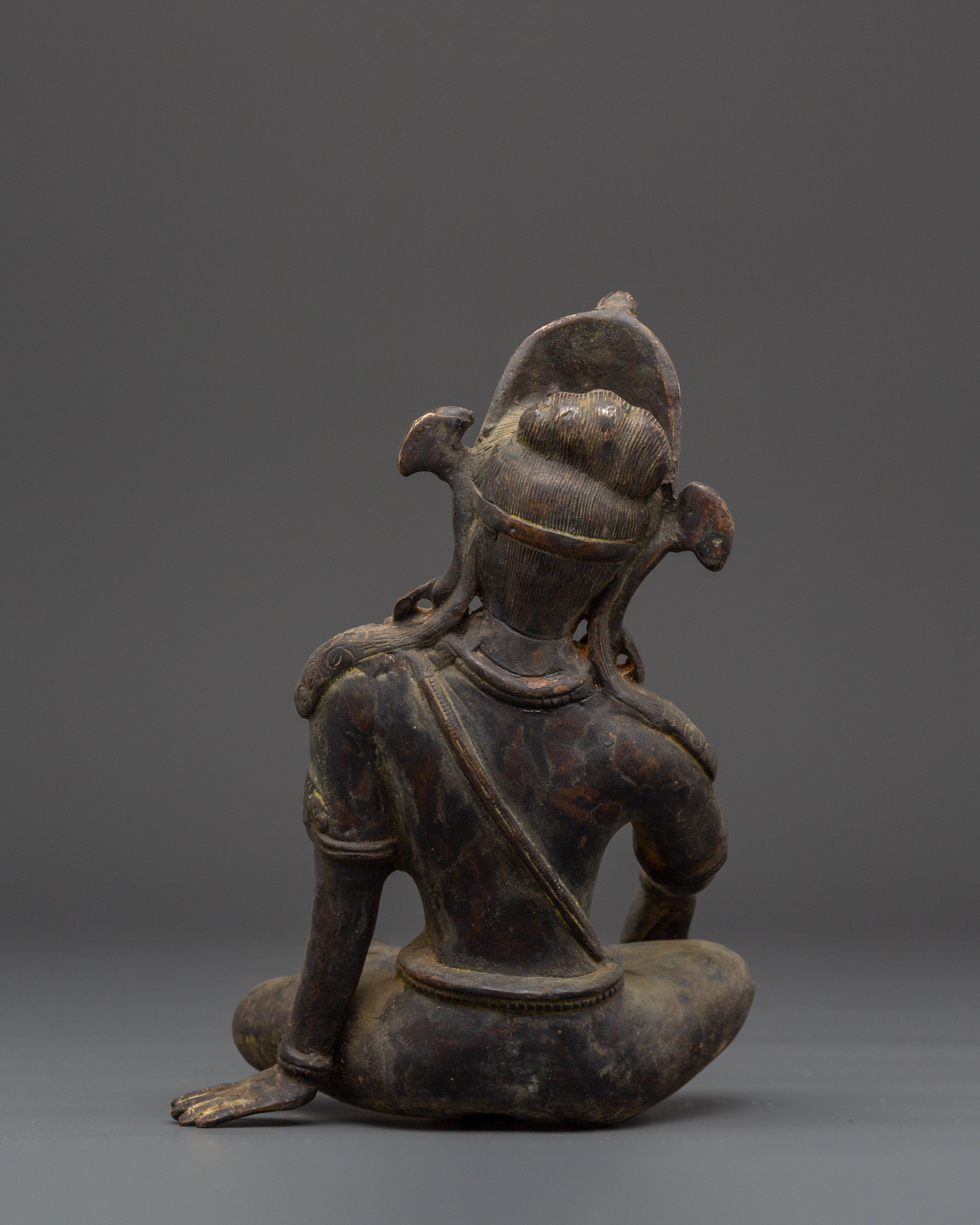 Indra Copper Statue | Antique Finish Statue