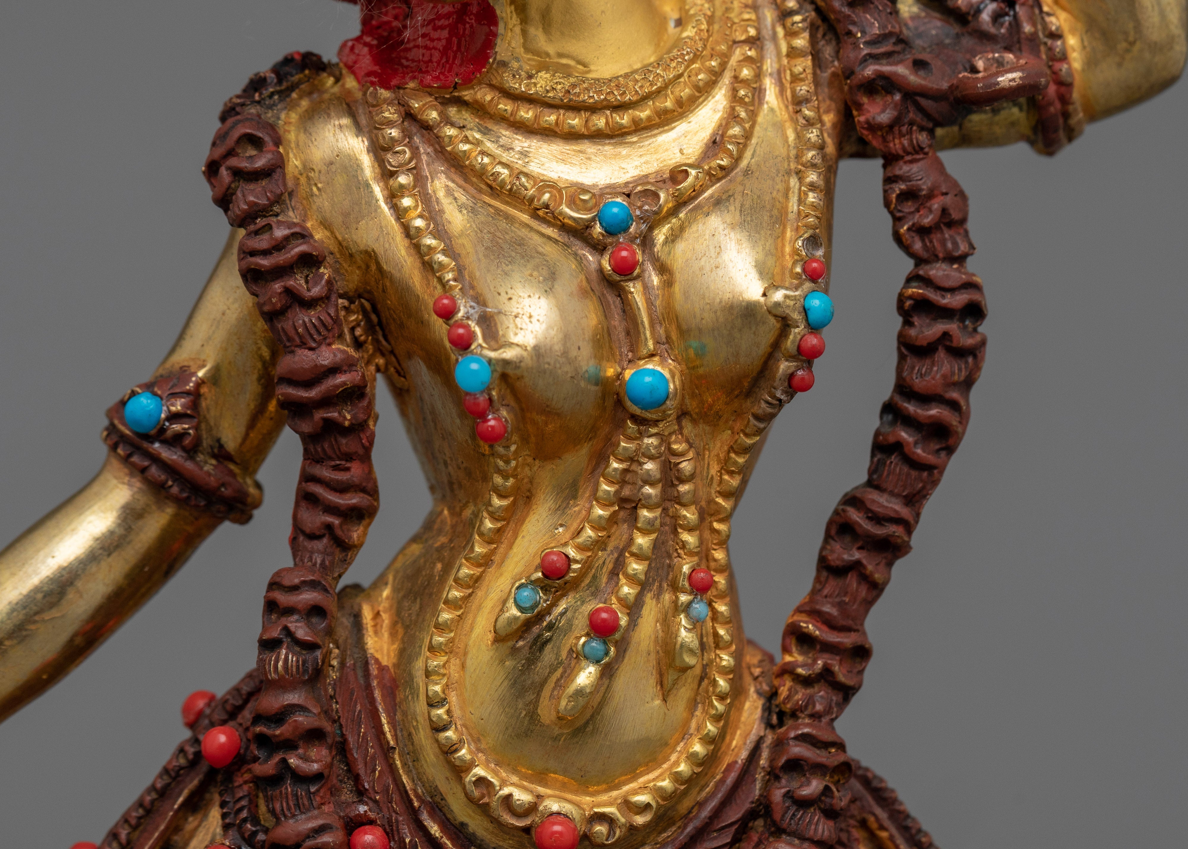 Female Buddha Tantric Deity Vajrayogini Statue | The Powerful Divine Red Dakini