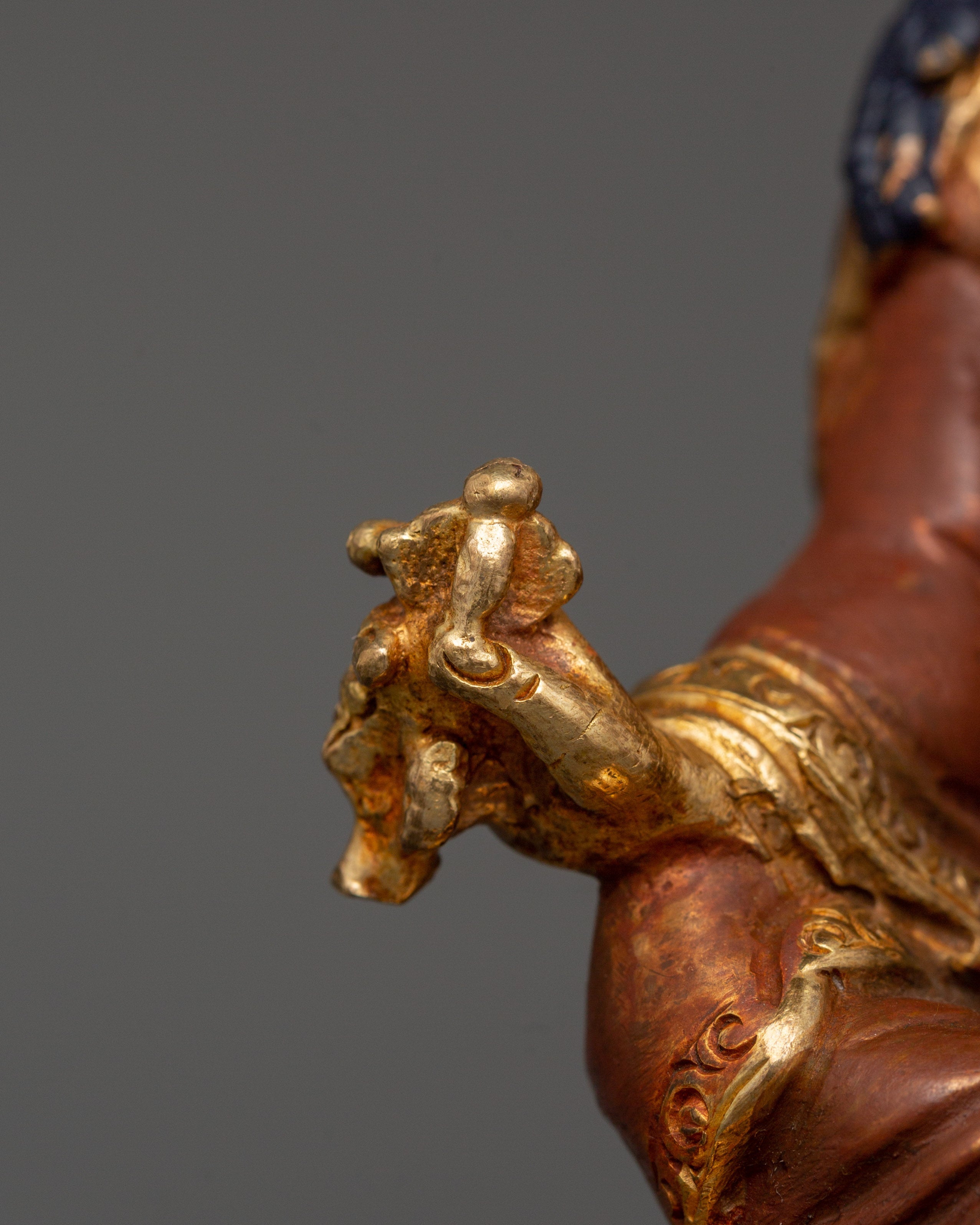 Tibetan Copper Padmasambhava Figure | Spiritual Power &amp; Protection
