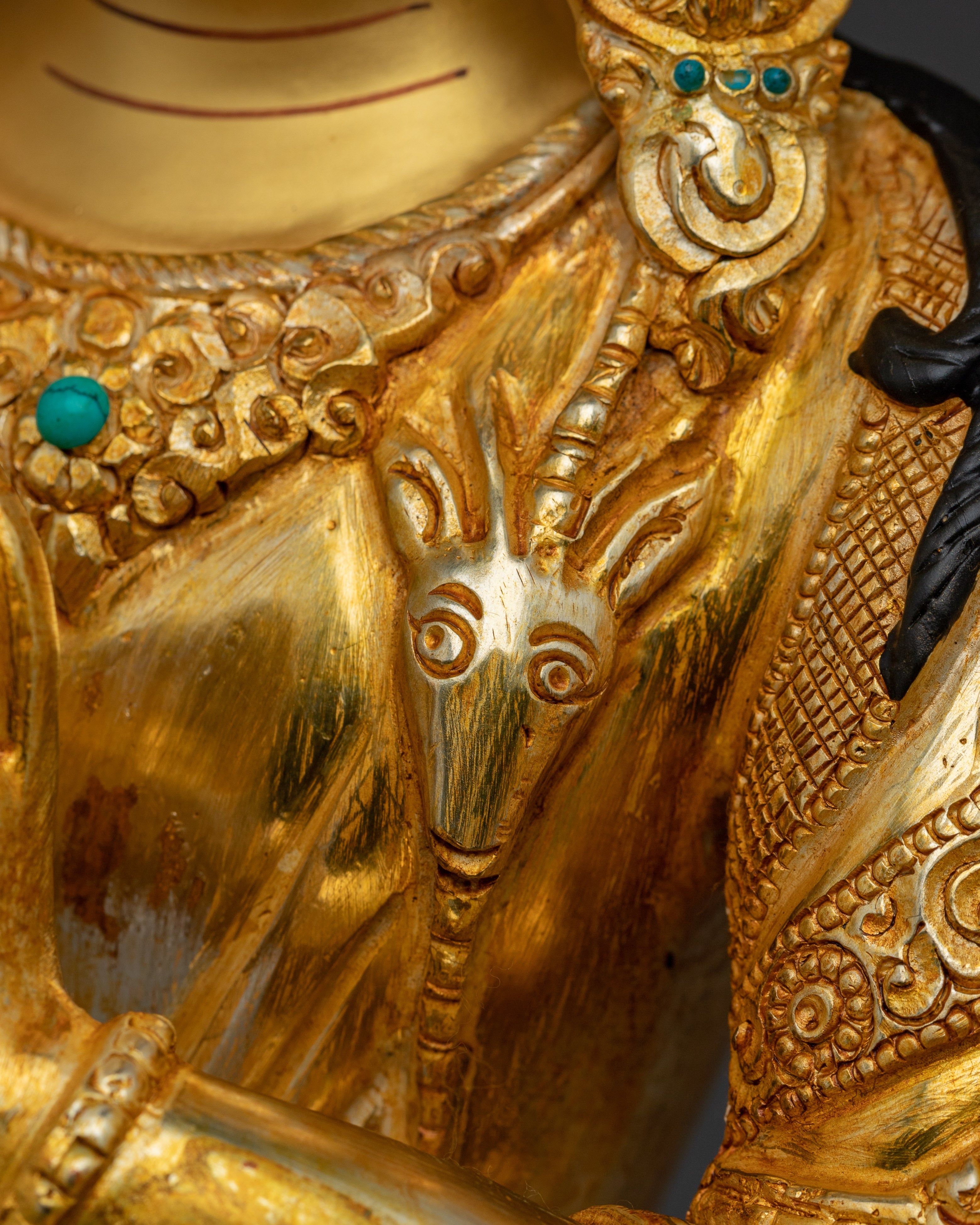 Golden Four Armed Chenrezig Statue | Spiritual Enlightenment
