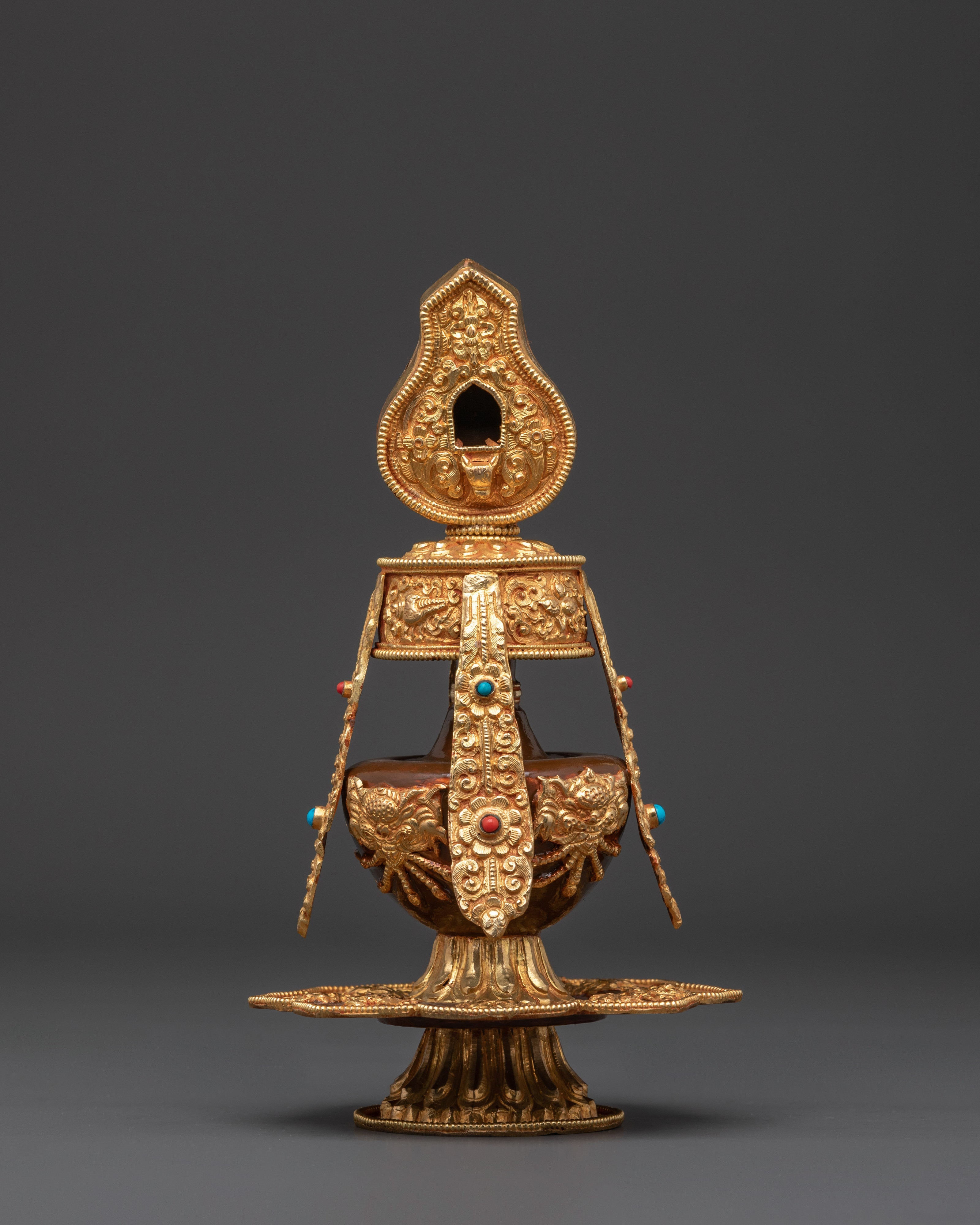 Long Life Vase Gold Plated 