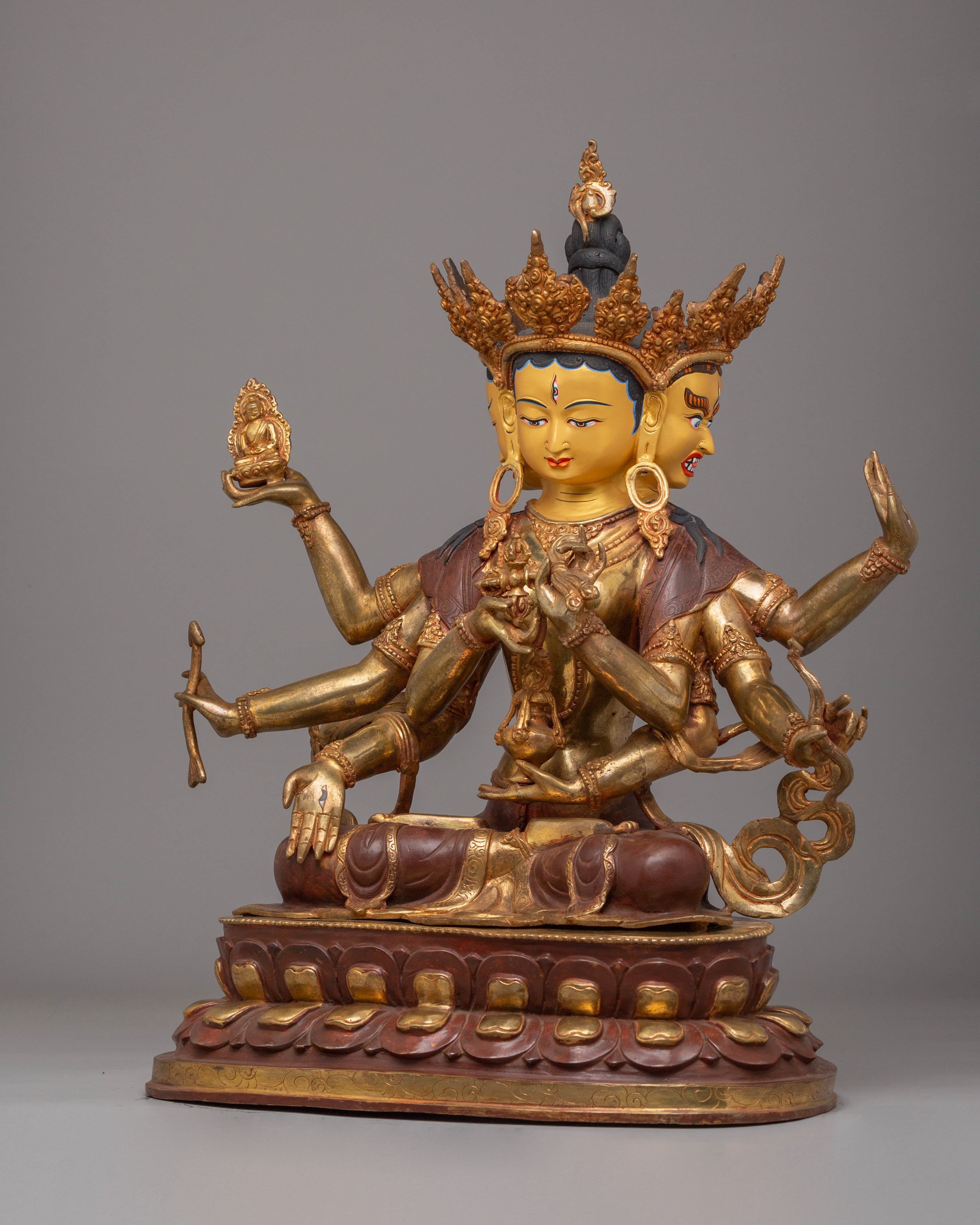 Handcrafted Namgyalma Copper Statue | Serene Dakini Figurine