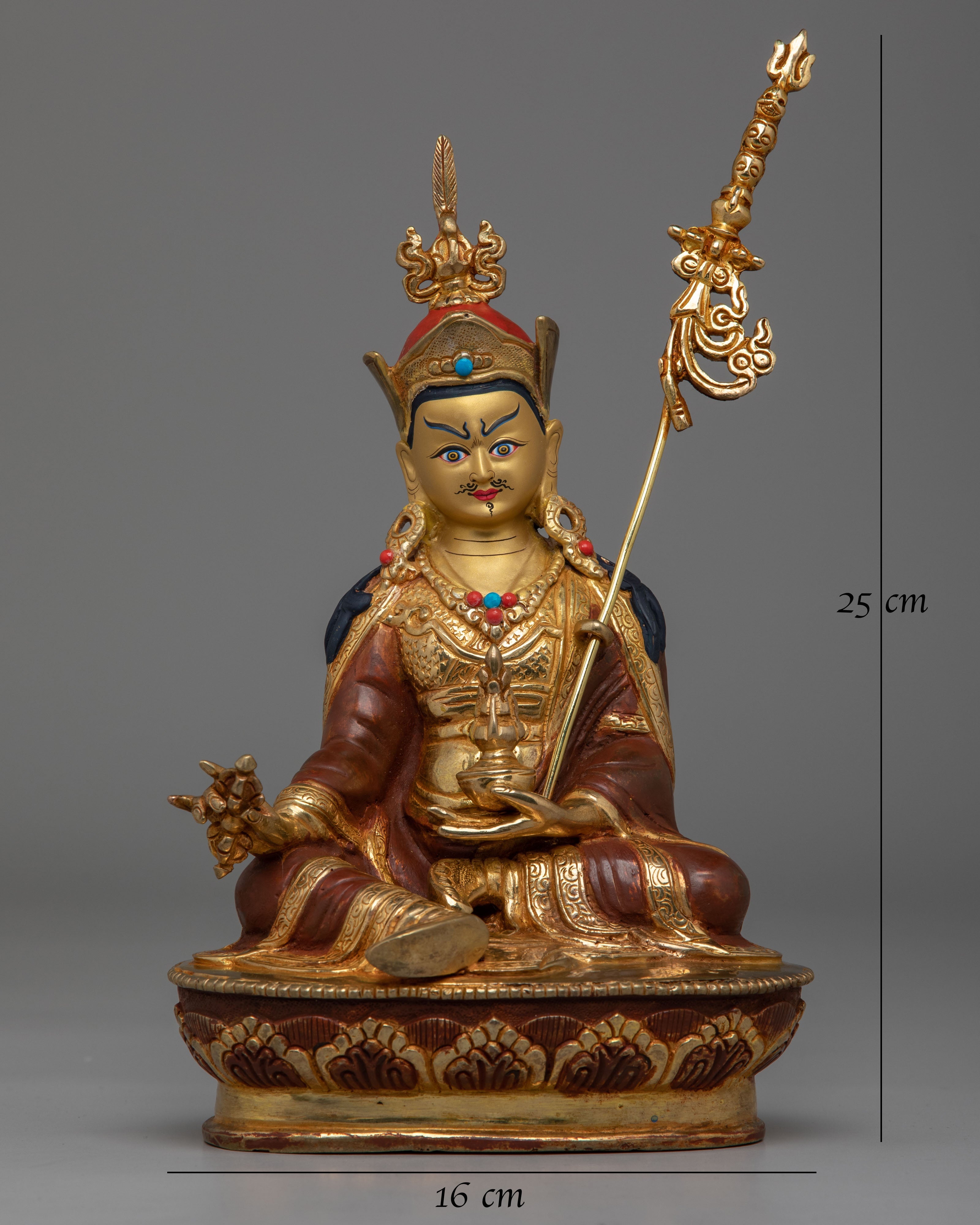 Guru Rinpoche Sacred Statue | Tibetan Master of Wisdom