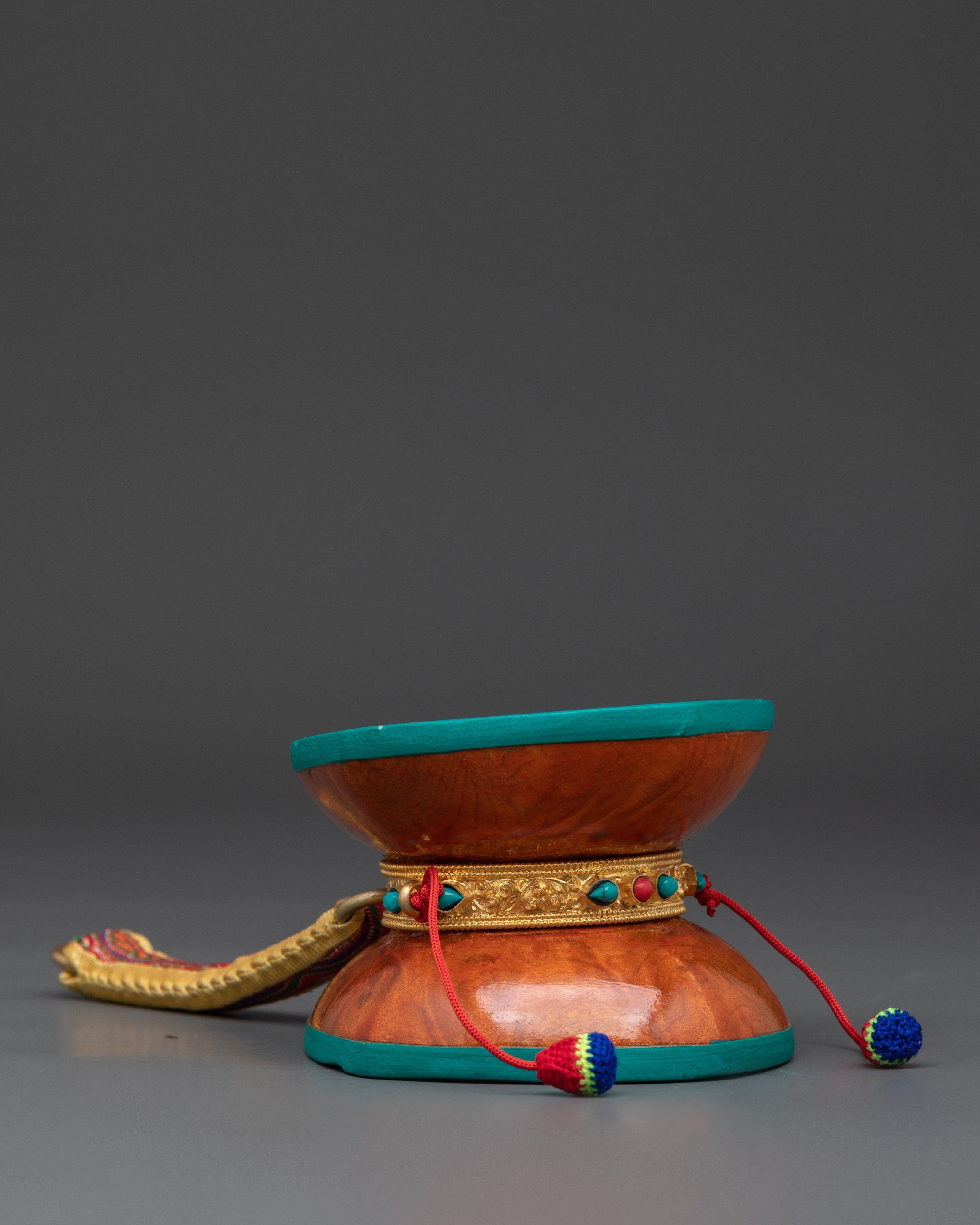 Traditional Buddhist Damaru | Rituals and Meditation Sacred Tool