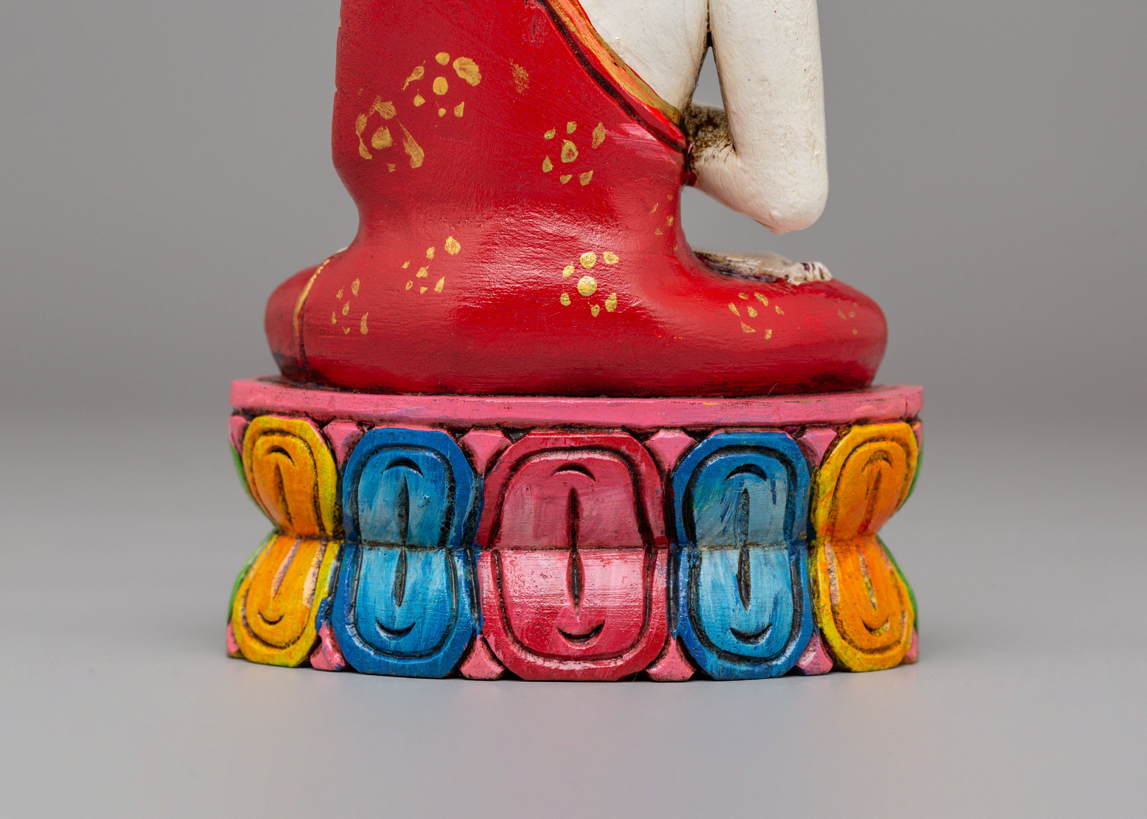 Sacred Cosmic Buddha Vairocana Statue | Spiritual Buddha Figurine