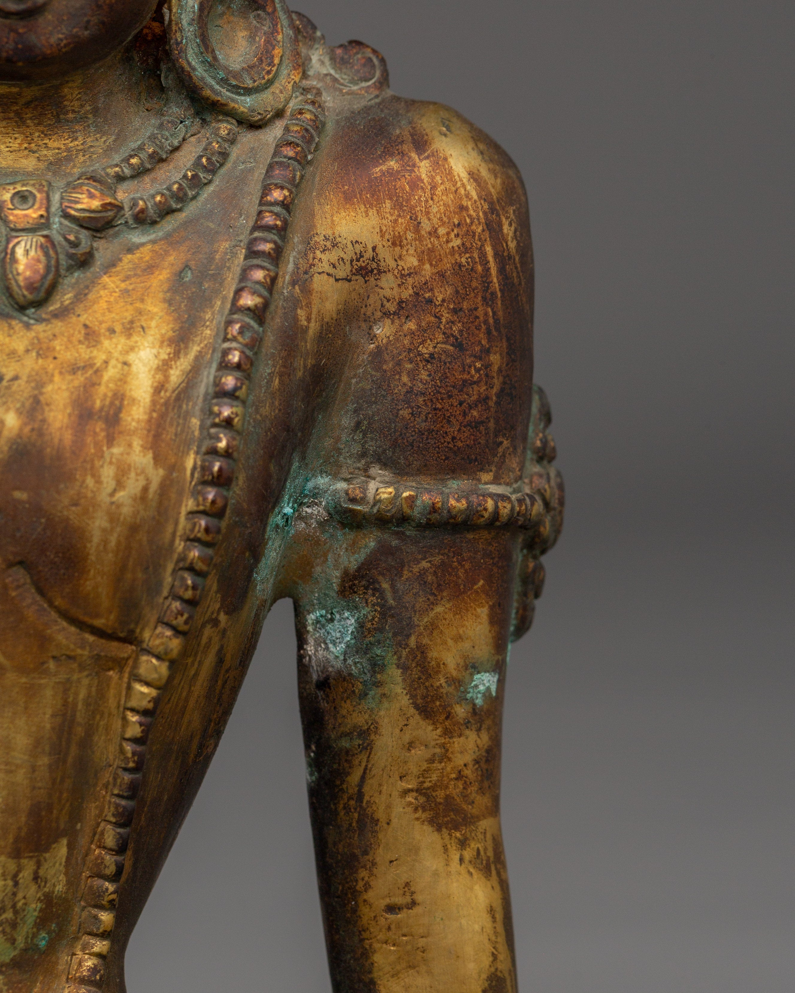 Lokeshwor Statue with Antique Finish | Guardian of Compassion and Peace
