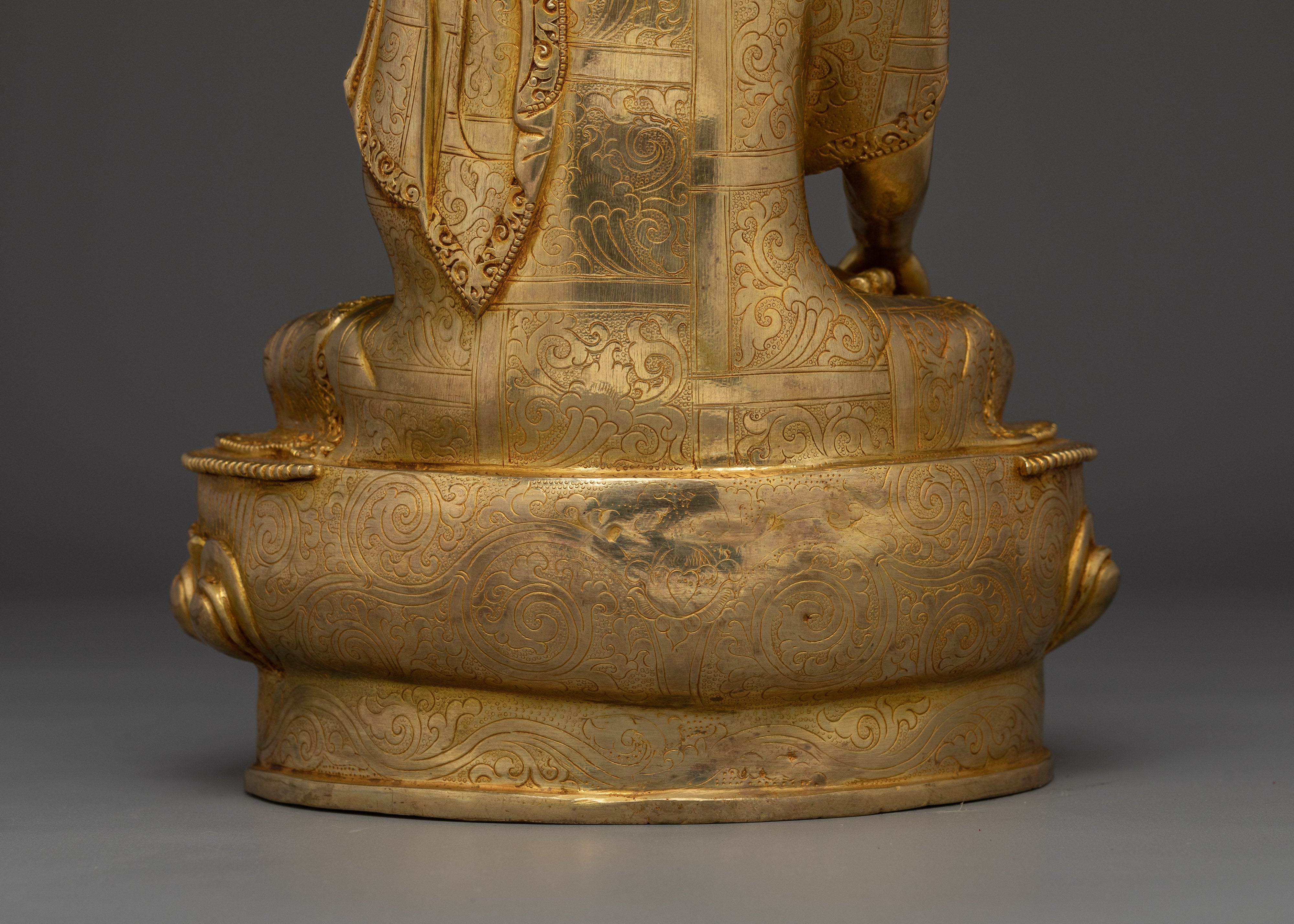 Awakened Royal Crown Shakyamuni Buddha Statue | Himalayan Golden Art
