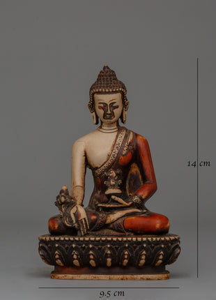 Handcrafted Medicine Buddha Statue | Spiritual Healing and Decor