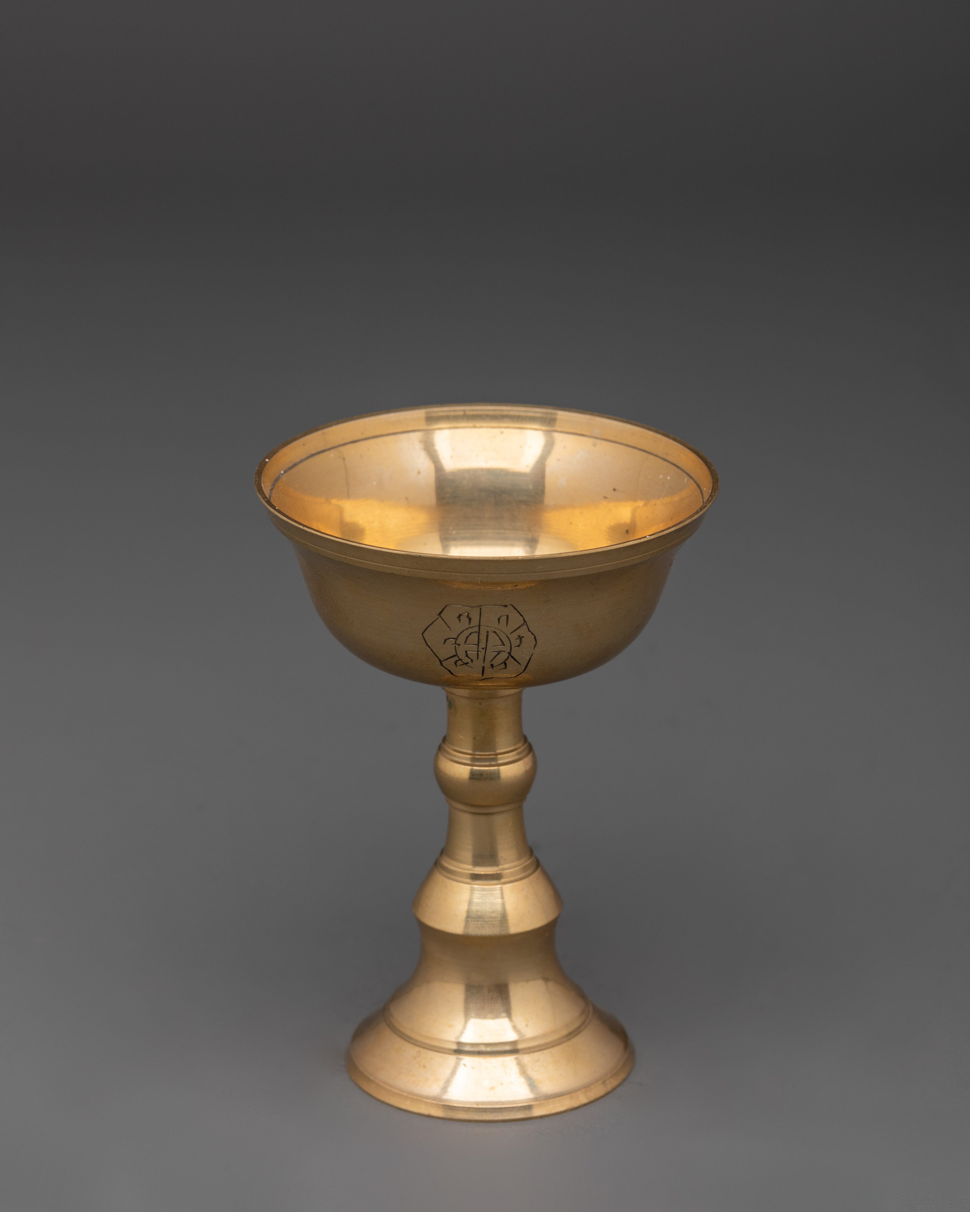 Offering Lamp for Puja | Sacred Ghee Lamp for Meditation