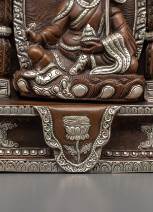 Guru Padmasambhava Tantric Master Sculpture | Tibetan Himalayan Art Work