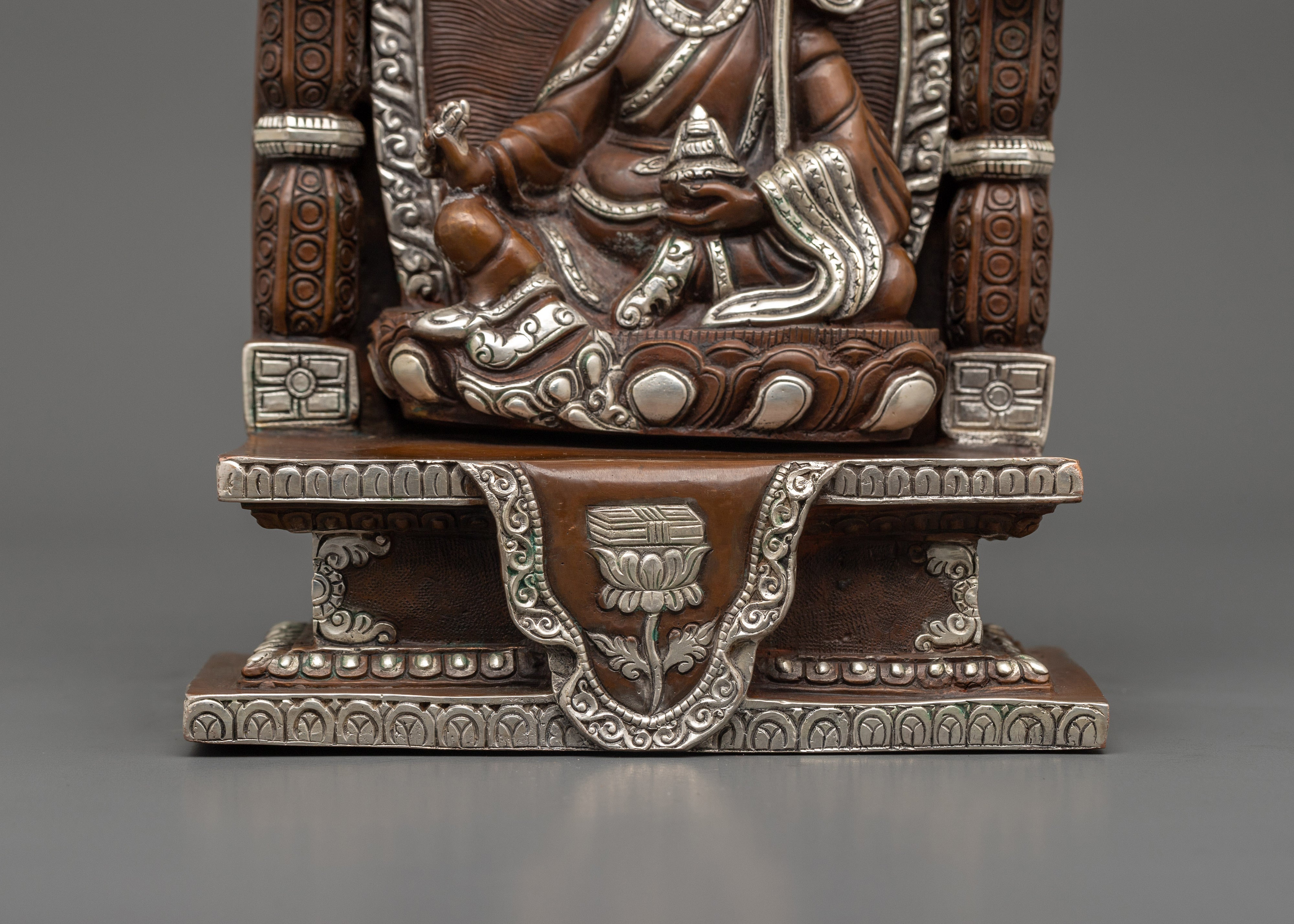 Guru Padmasambhava Tantric Master Sculpture | Tibetan Himalayan Art Work