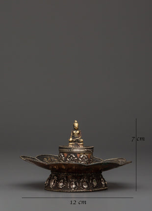 Buddha Incense Holder | Handcrafted Brass Meditation Burner