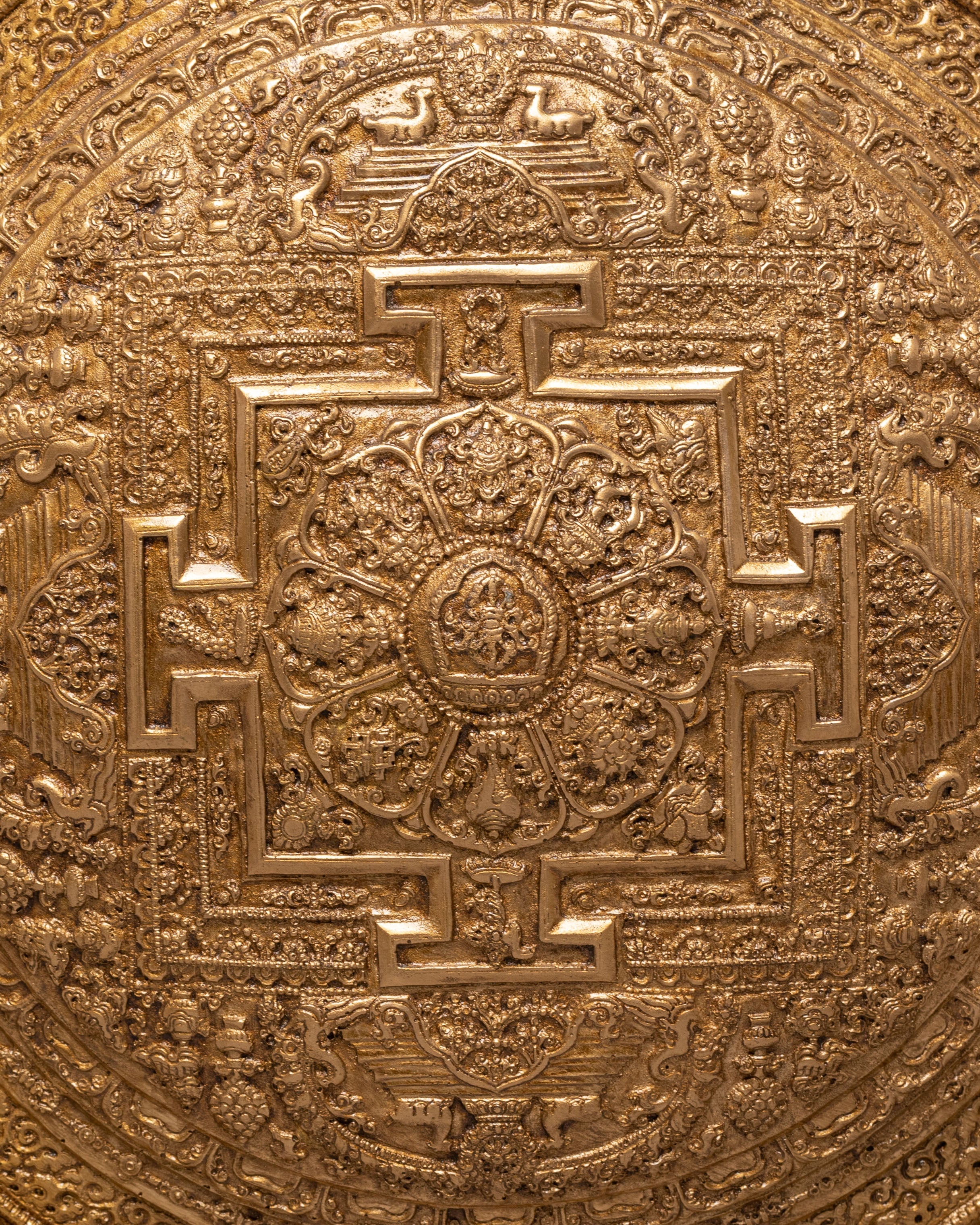 Tibetan Eight Auspicious Symbol Wall Hanging | Symbol of Wisdom