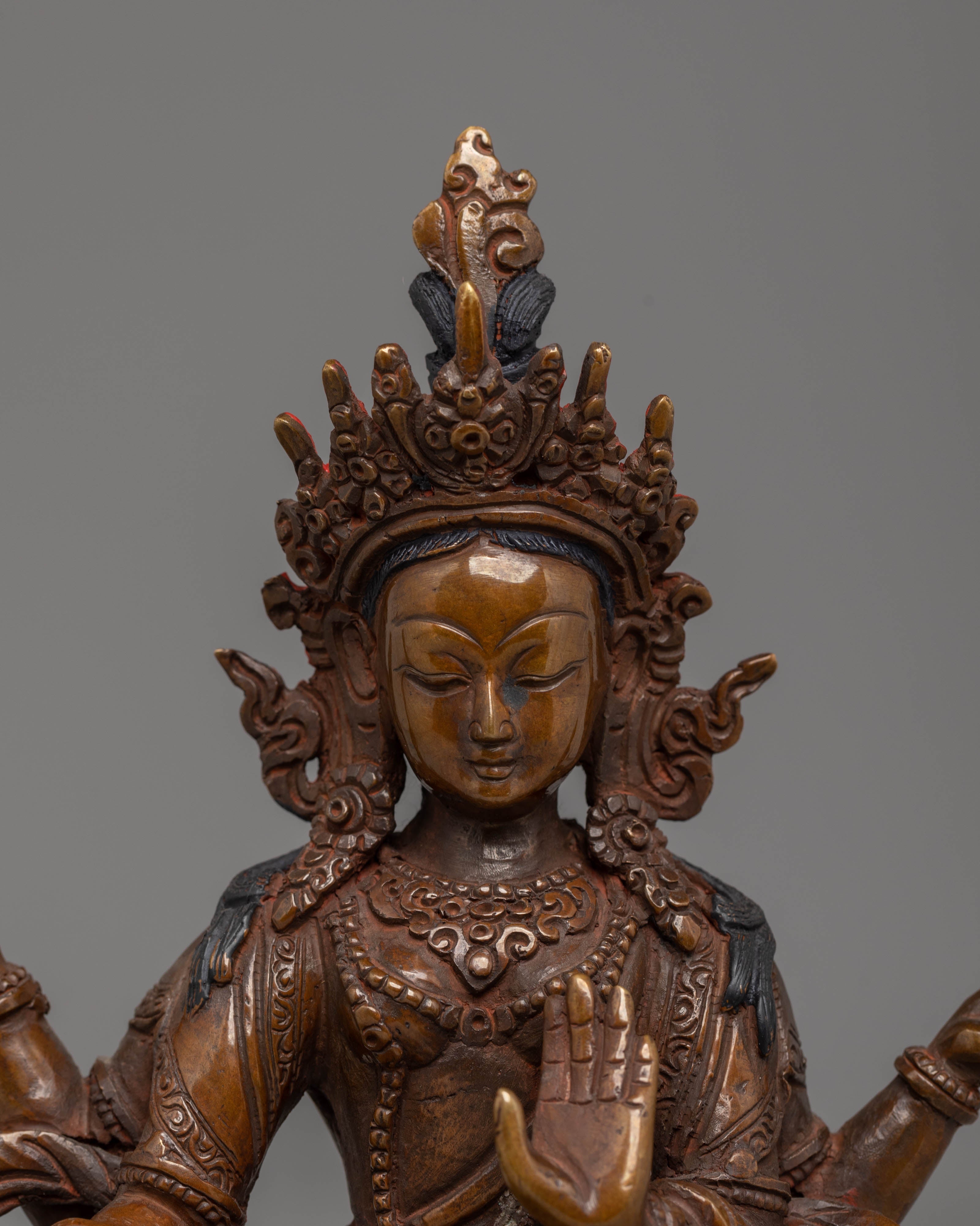 Hindu Deity Laxmi Goddess Statue for Dharma Decor