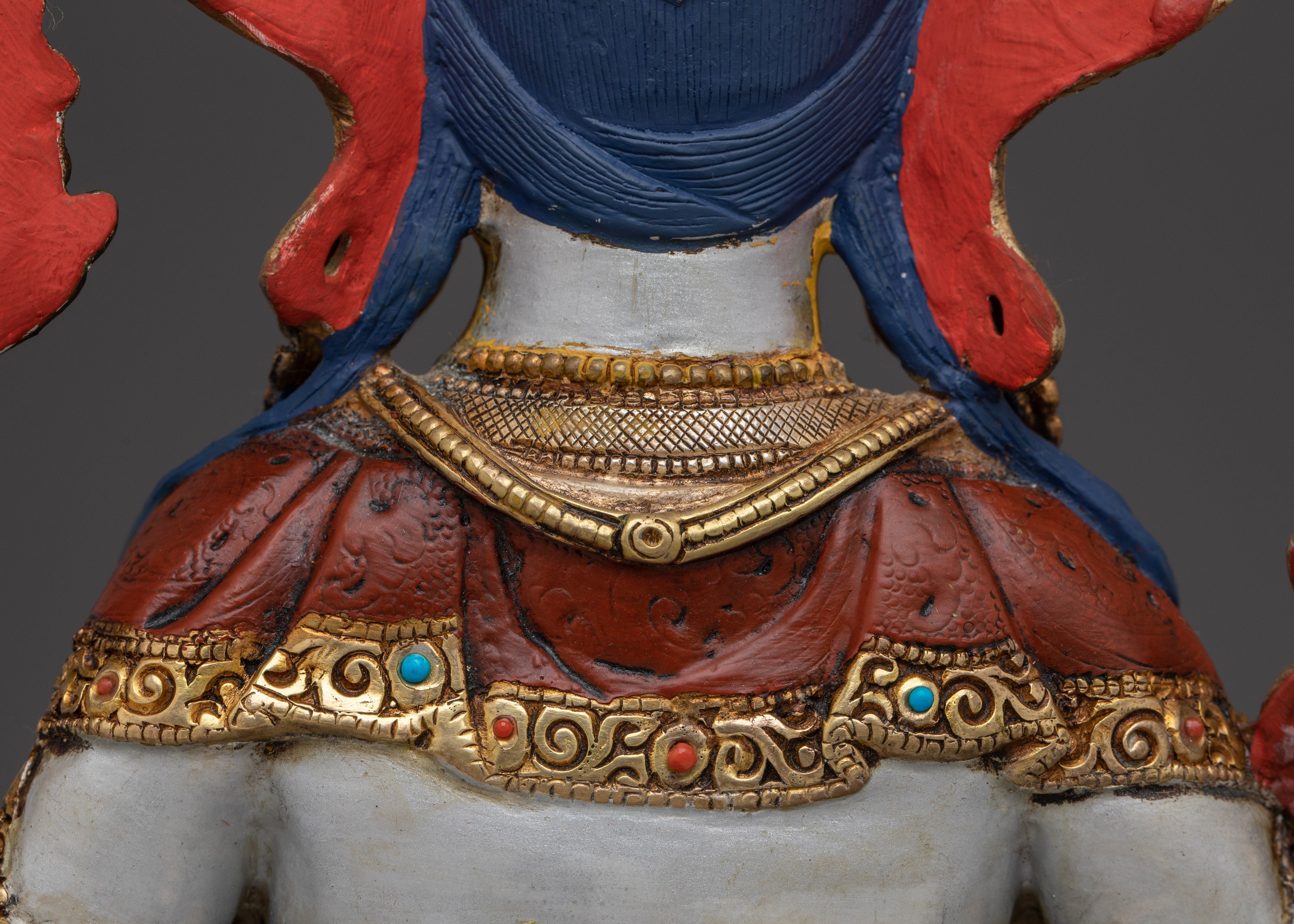 Colorful Chenrezig Statue | Embodiment of Compassion