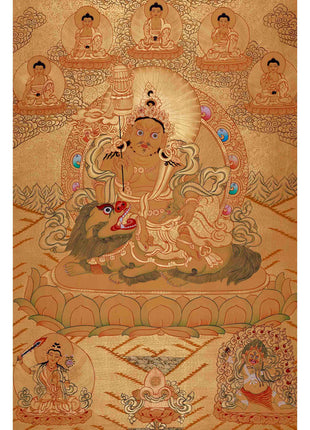 Green Tara Thangka Painting