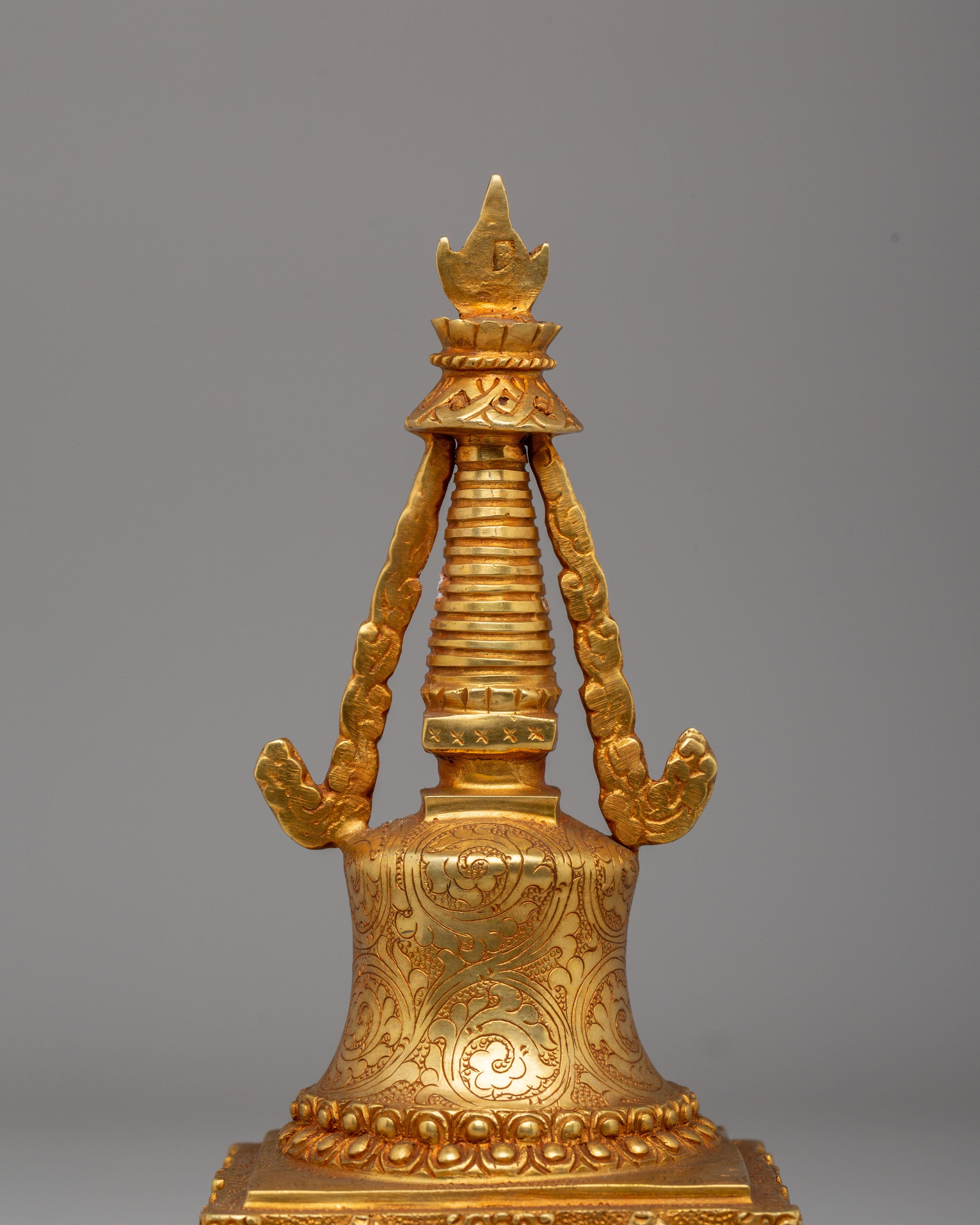 Handcrafted Sacred Tibetan Stupa | Parinirvana Stupa