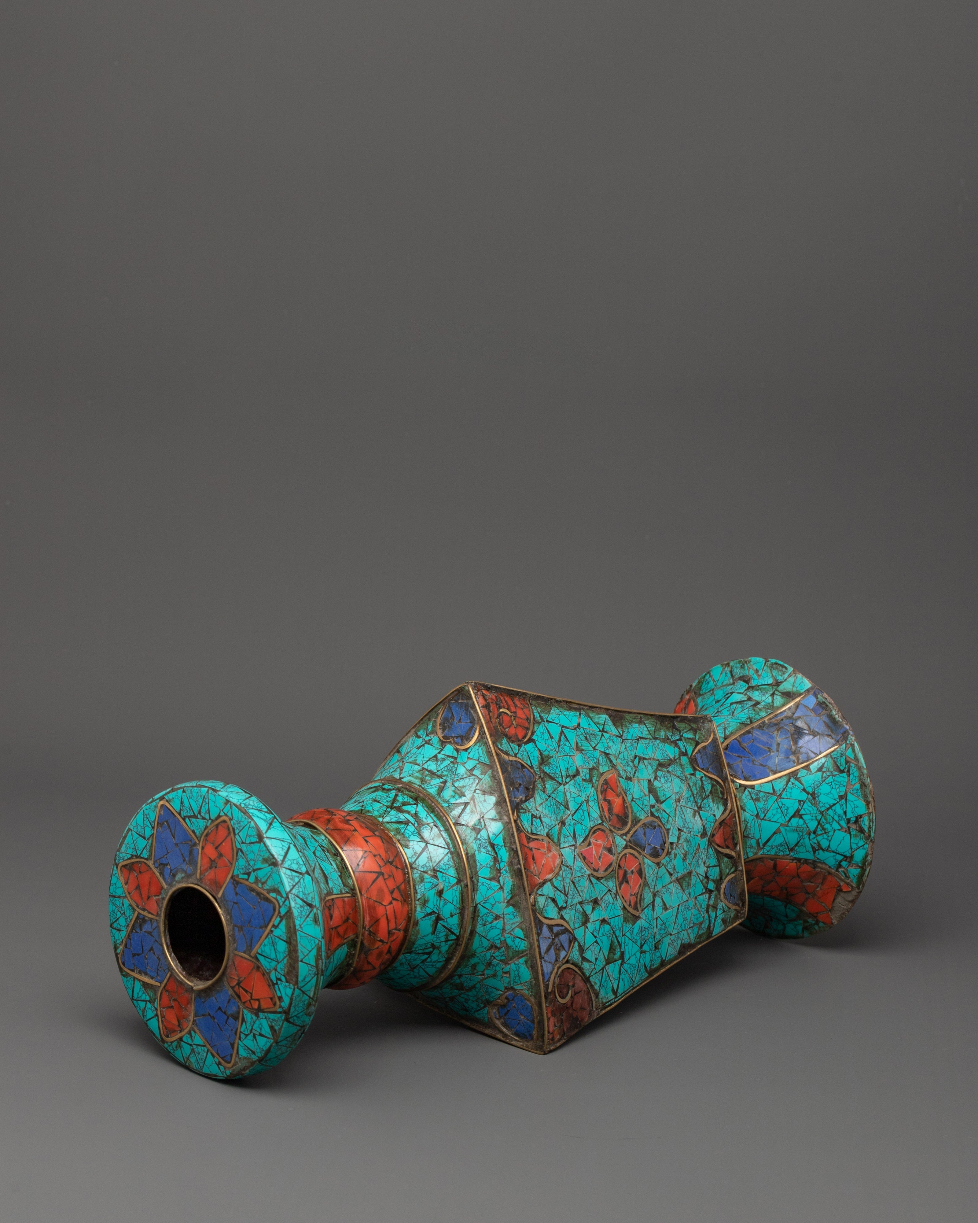 Flower Vase Copper Craft | Tibetan Art