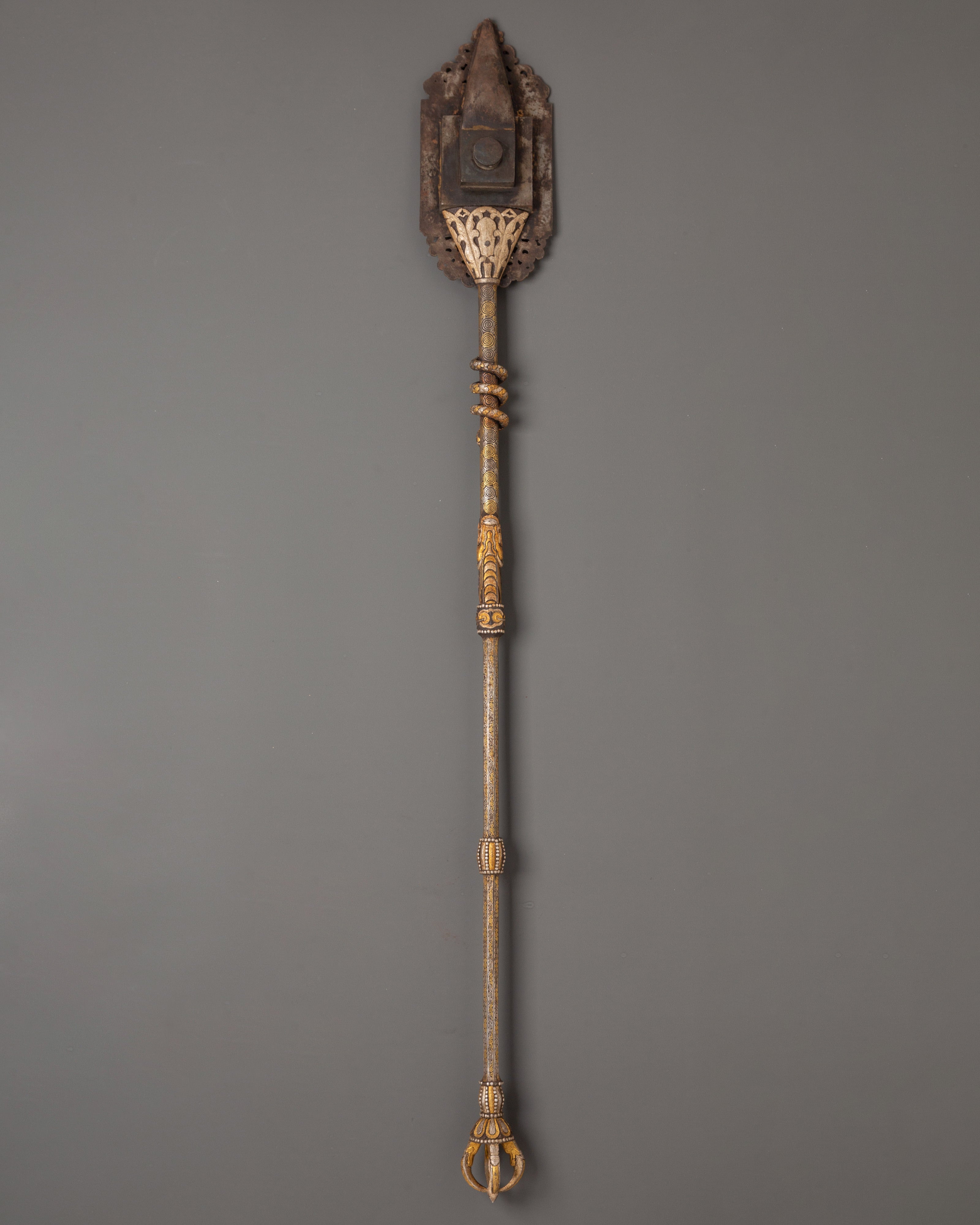 Traditional Tibetan Gangsa and Ganglu Set | Tools for Spiritual Ceremonies