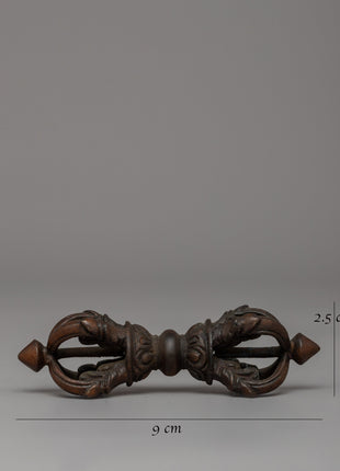 Copper Vajra Ritual Tool | Spiritual Protection Symbol