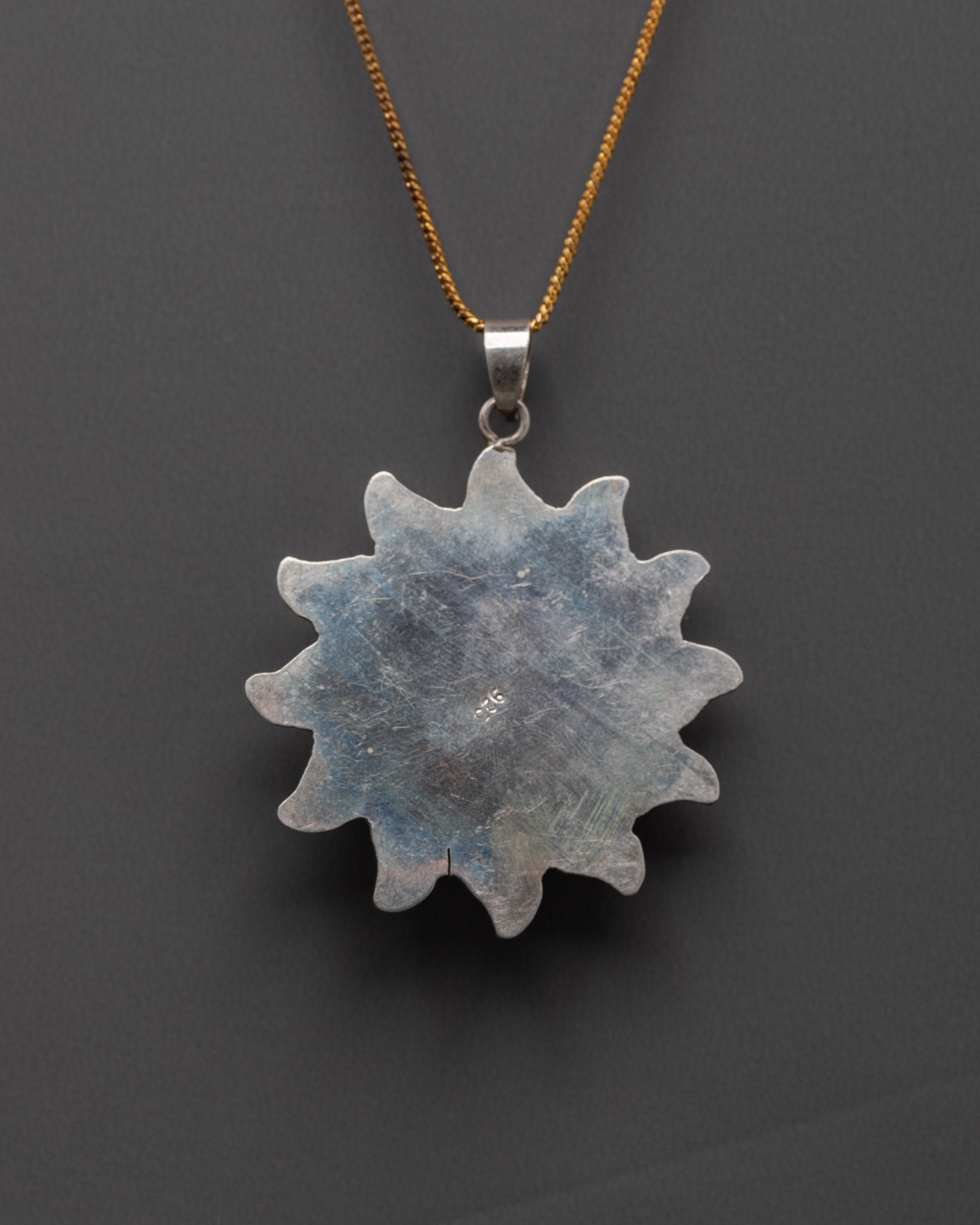 Sun Face Locket | Handcrafted Spiritual Jewelry