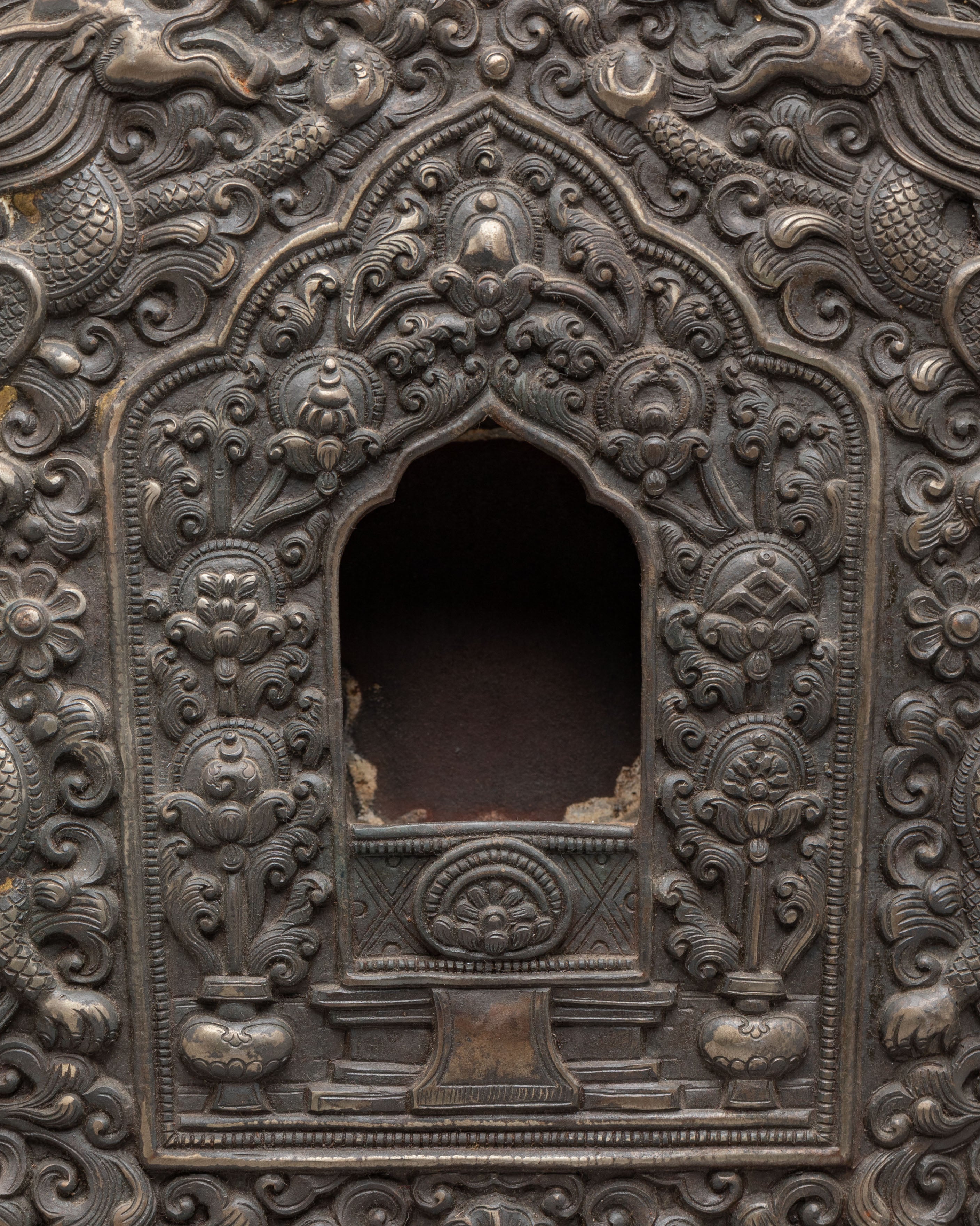 Dragon Design Ghau Box | Handcrafted Tibetan Ritual Box