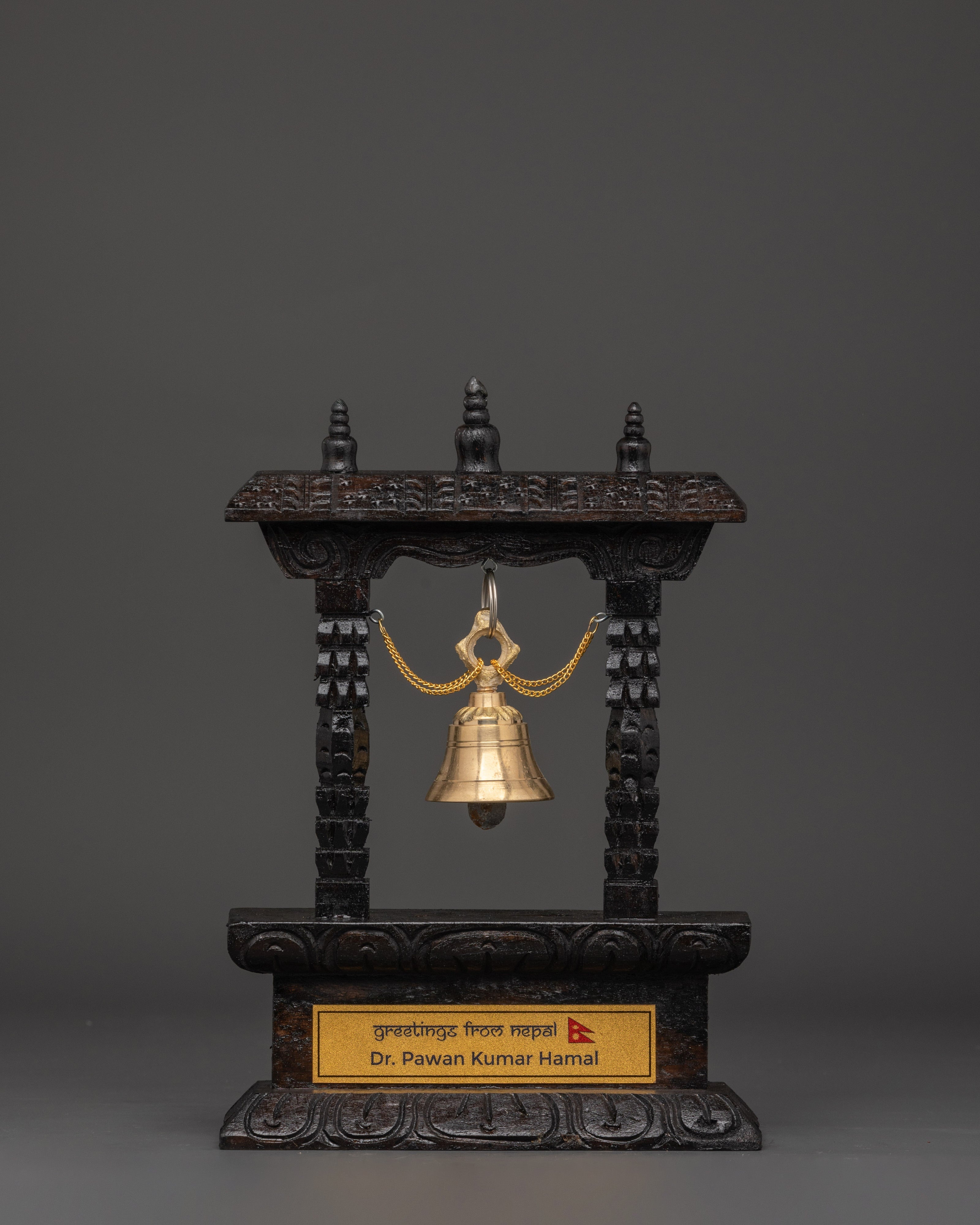Traditional Buddhist Hanging Bell Decor