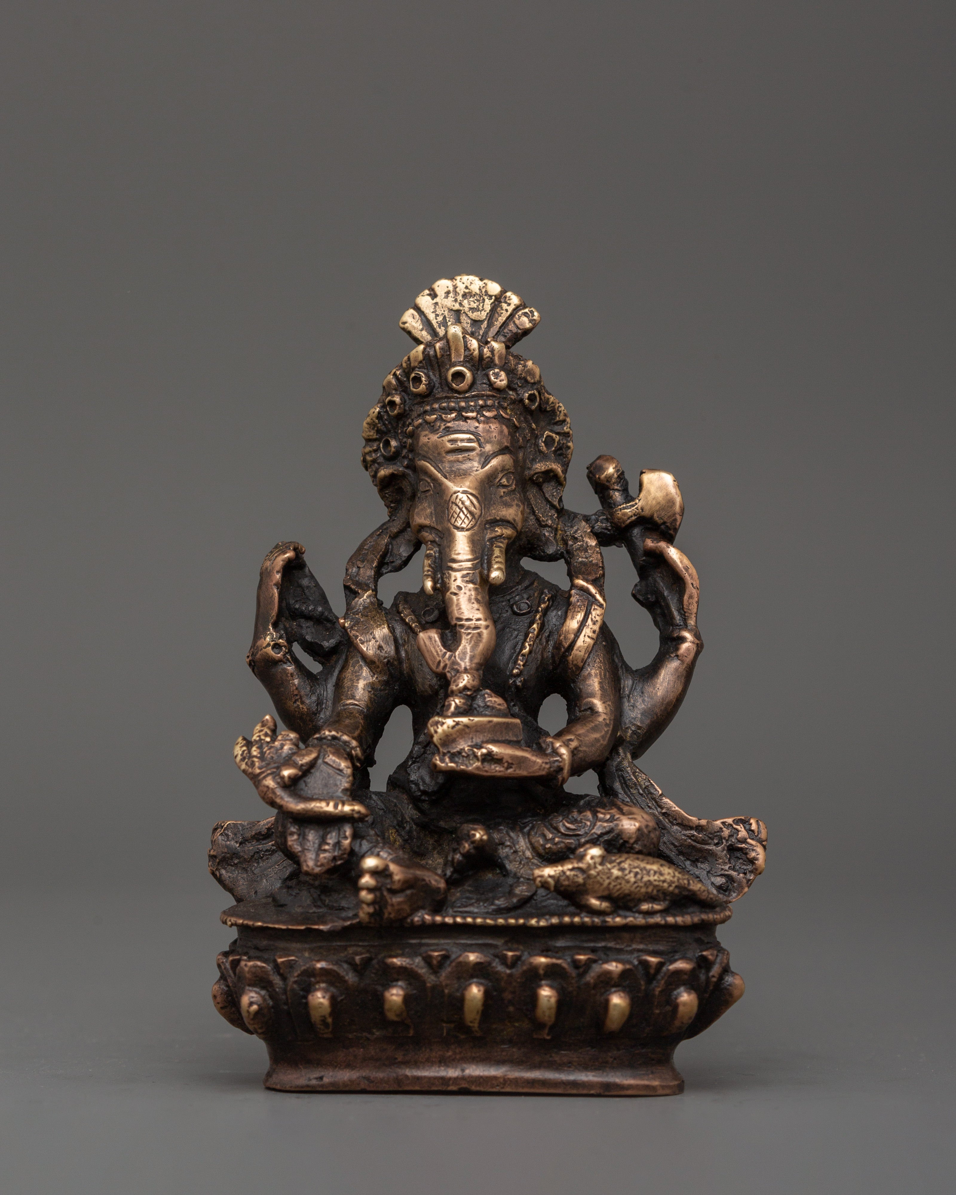 Handmade Hindu Deity Sculpture of Ganesh