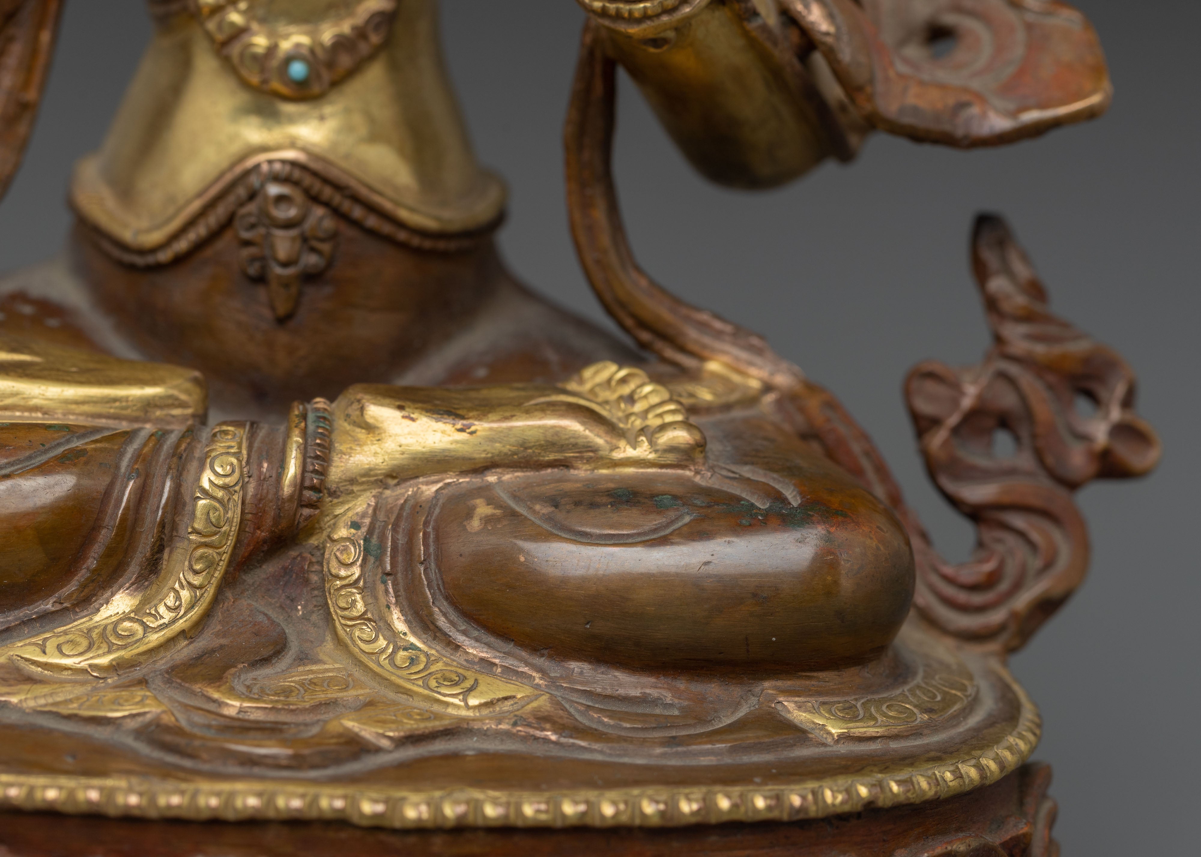 Manjushri With Flaming Sword Statue | A Symbol of Wisdom